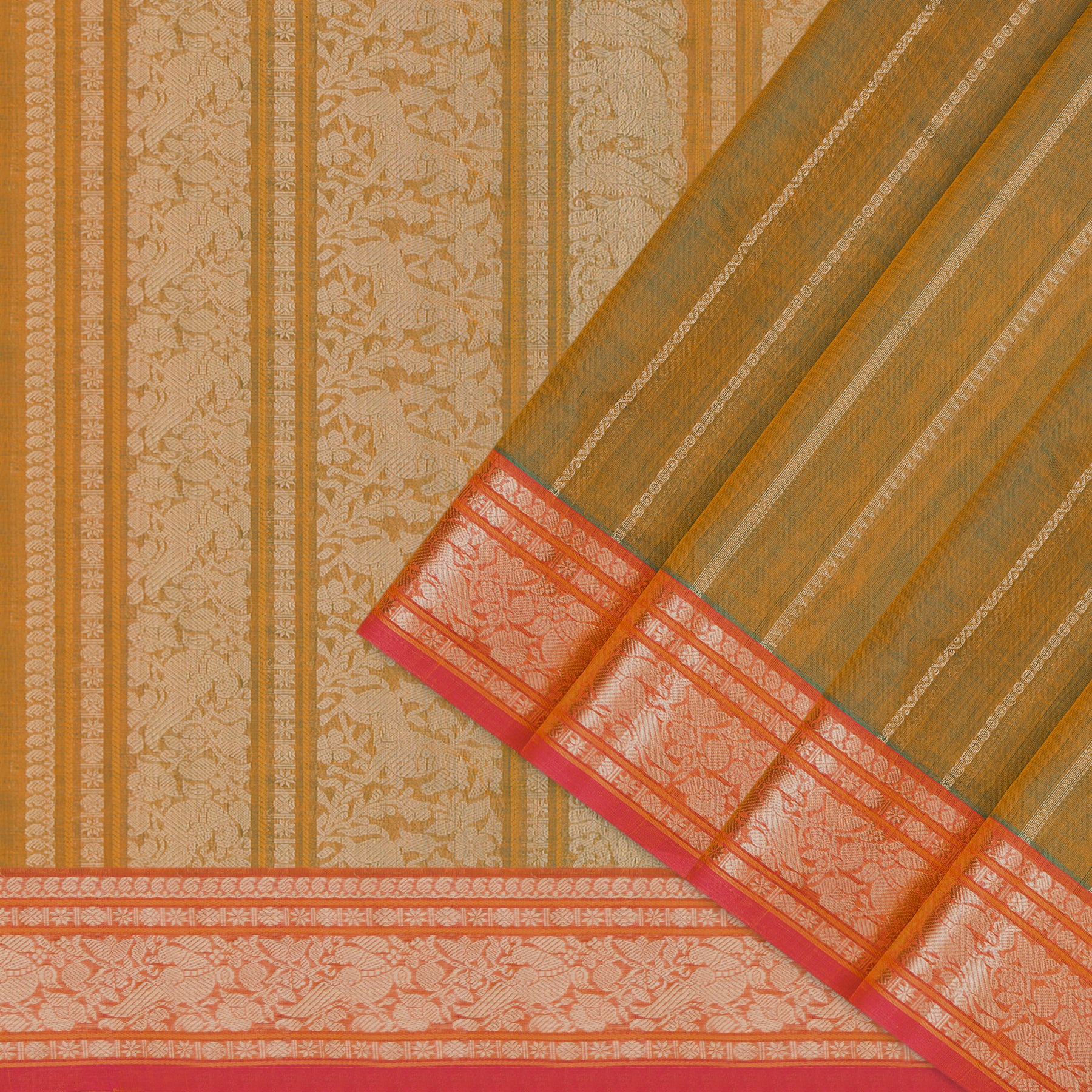 Kanakavalli Silk/Cotton Sari 25-613-HS005-00615 - Cover View