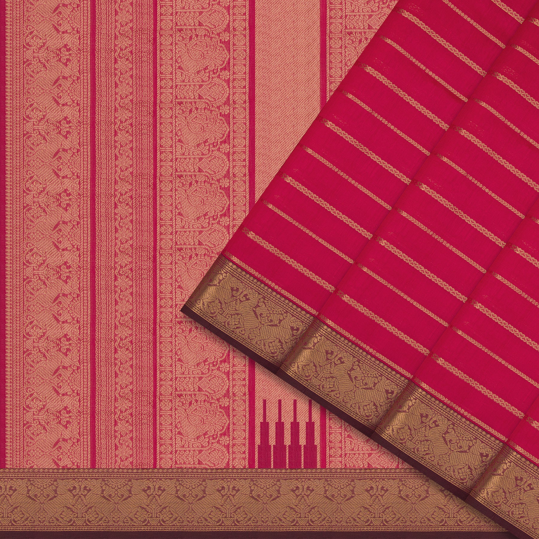 Kanakavalli Silk/Cotton Sari 25-613-HS005-00617 - Cover View