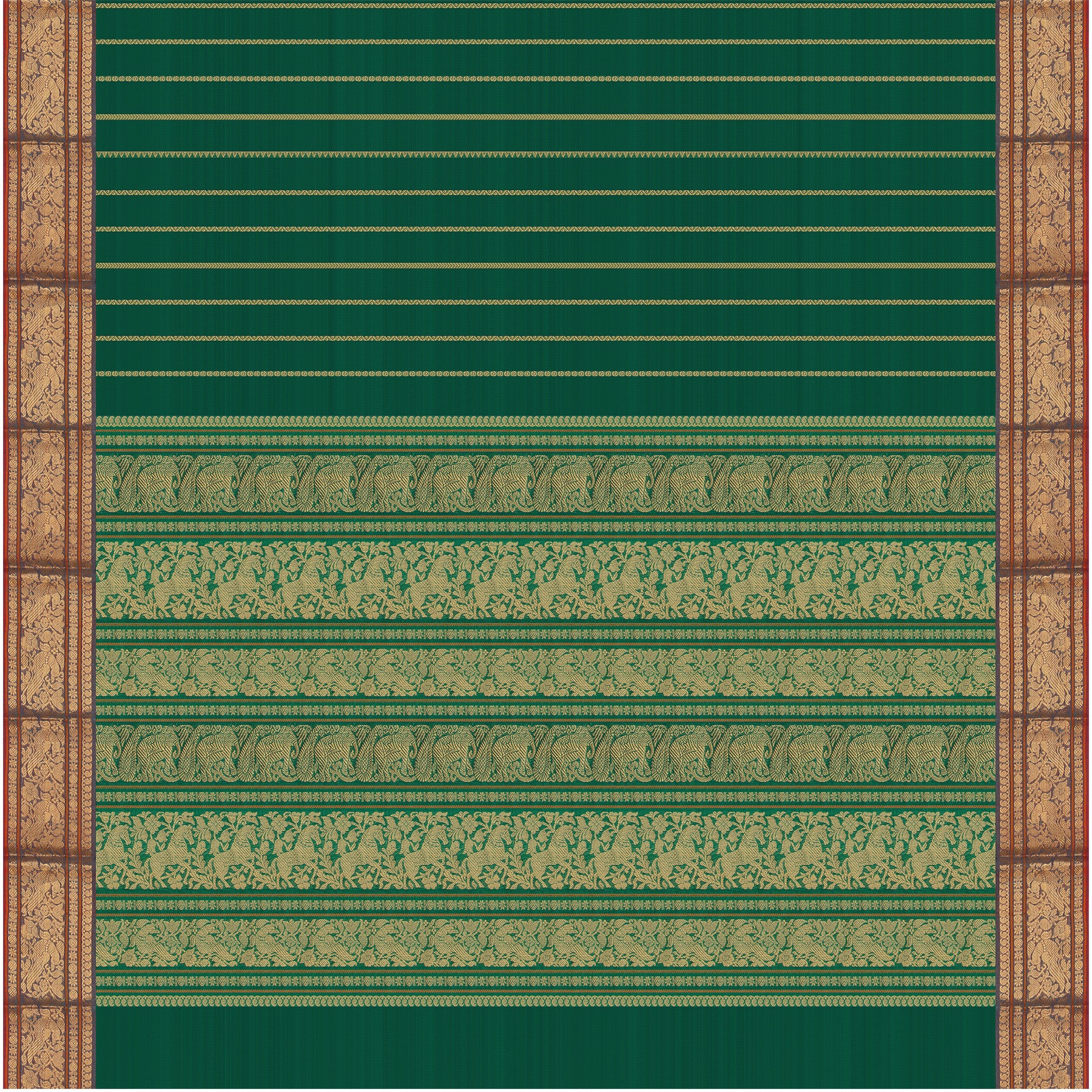Kanakavalli Silk/Cotton Sari 25-613-HS005-00623 - Full View