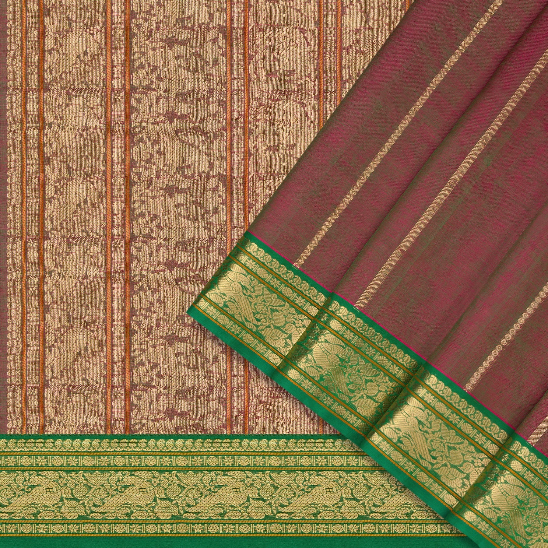 Kanakavalli Silk/Cotton Sari 25-613-HS005-00642 - Cover View
