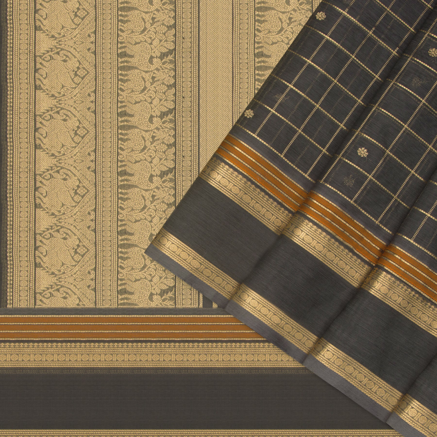 Kanakavalli Silk/Cotton Sari 25-613-HS005-00651 - Cover View