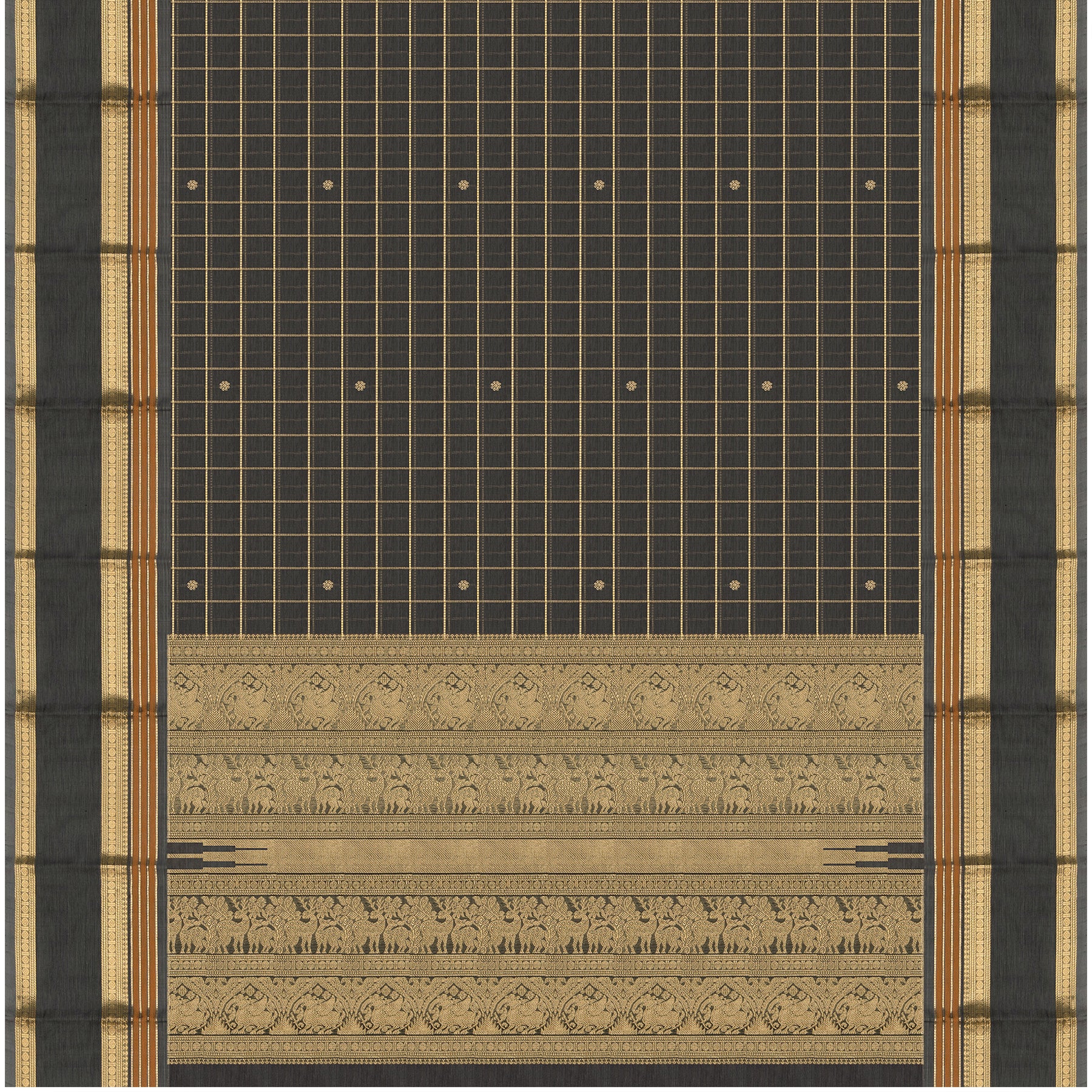 Kanakavalli Silk/Cotton Sari 25-613-HS005-00651 - Full View