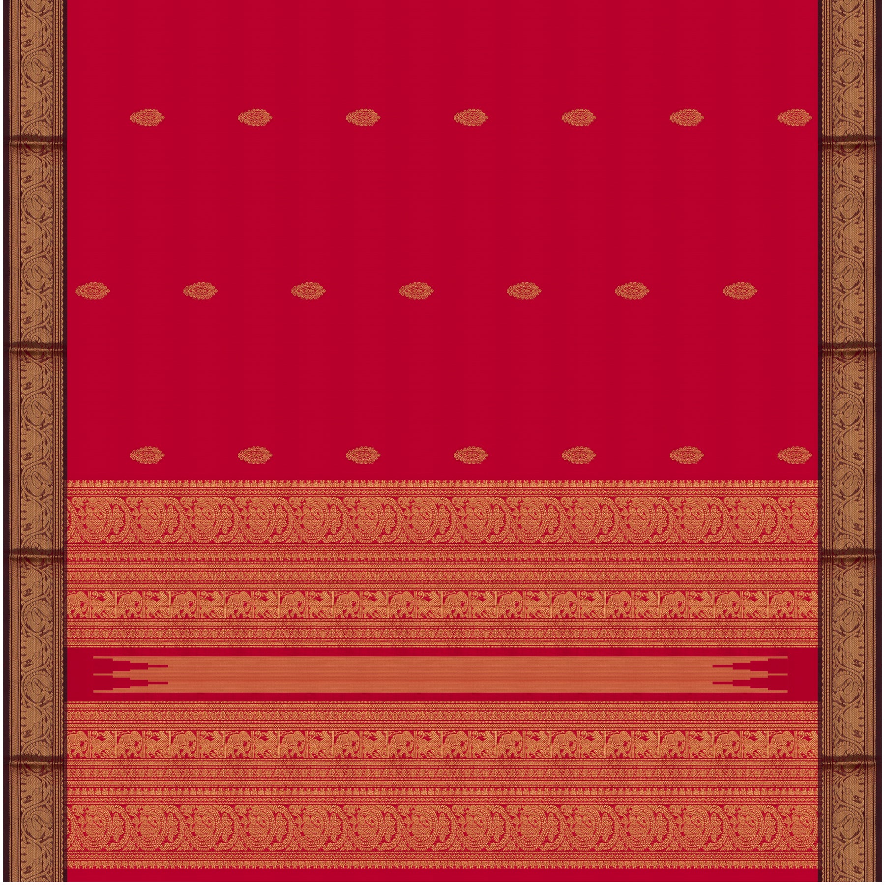 Kanakavalli Silk/Cotton Sari 25-613-HS005-00666 - Full View