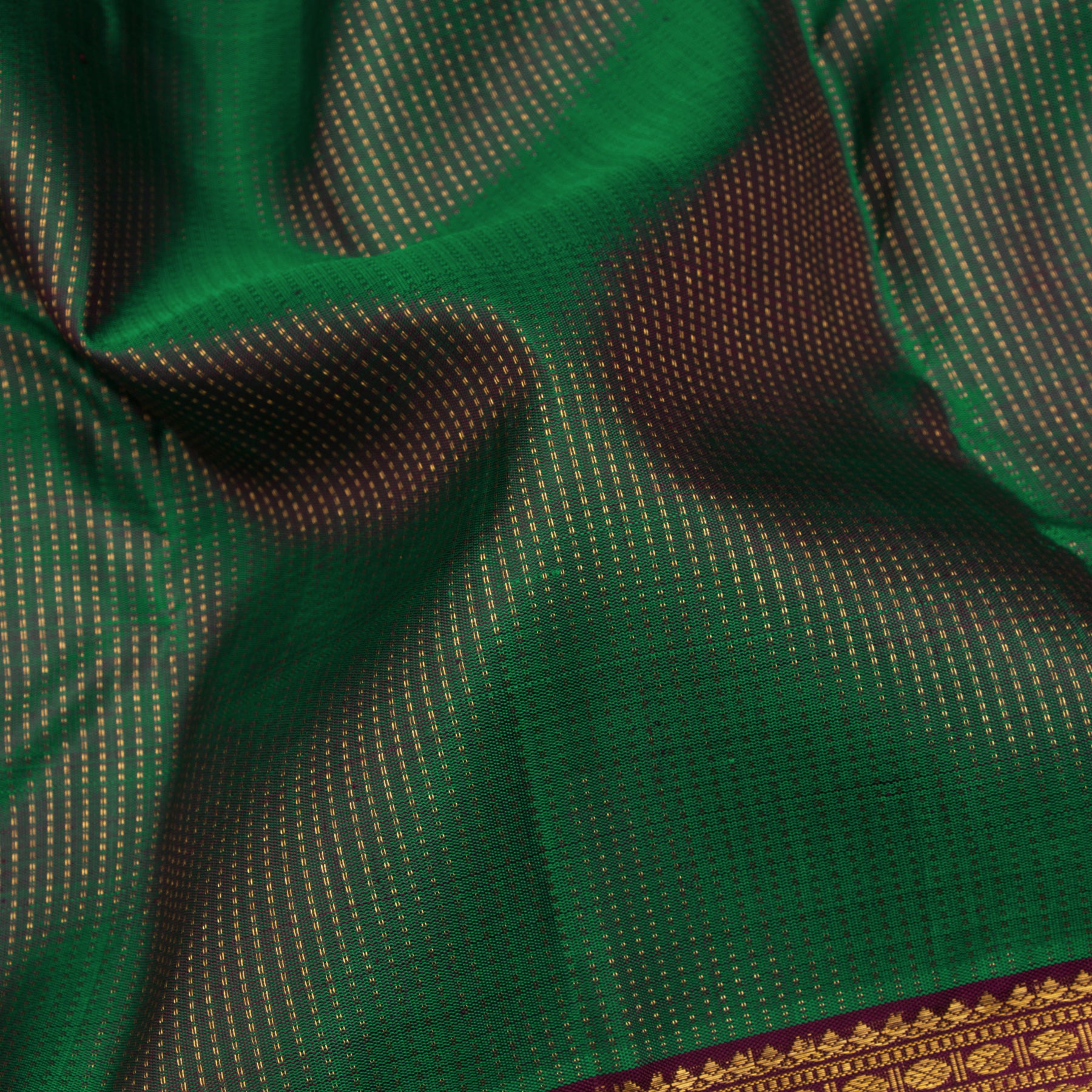 Kanakavalli Kanjivaram Silk Sari 25-615-HS001-00463 - Fabric View