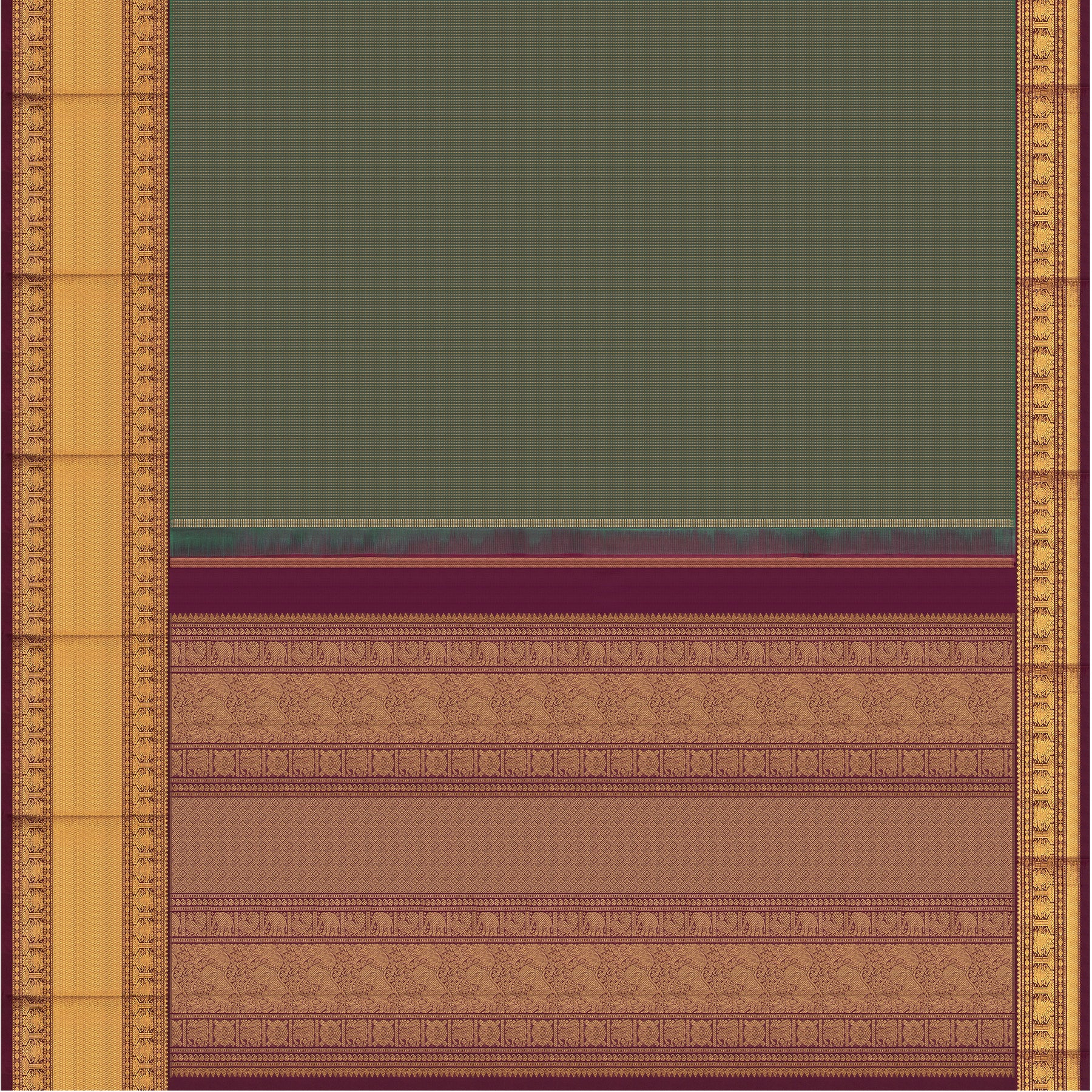 Kanakavalli Kanjivaram Silk Sari 25-615-HS001-00463 - Full View