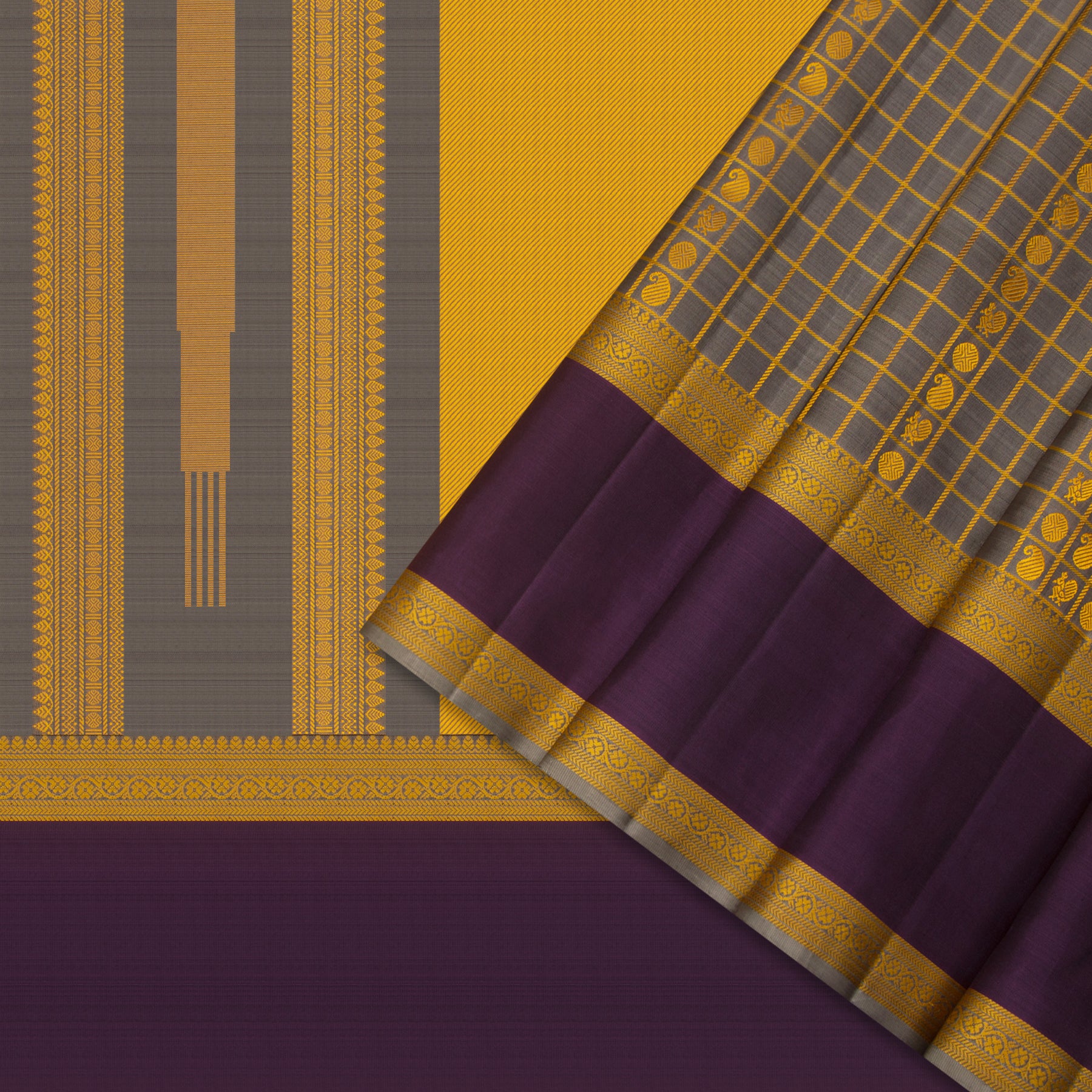Kanakavalli Kanjivaram Silk Sari 25-615-HS001-00471 - Cover View