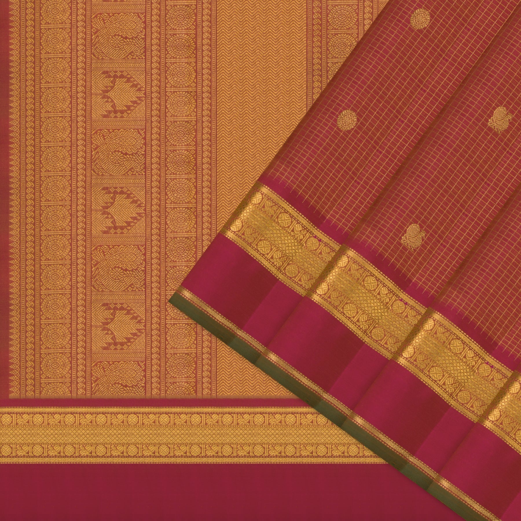 Kanakavalli Kanjivaram Silk Sari 25-615-HS001-00505 - Cover View