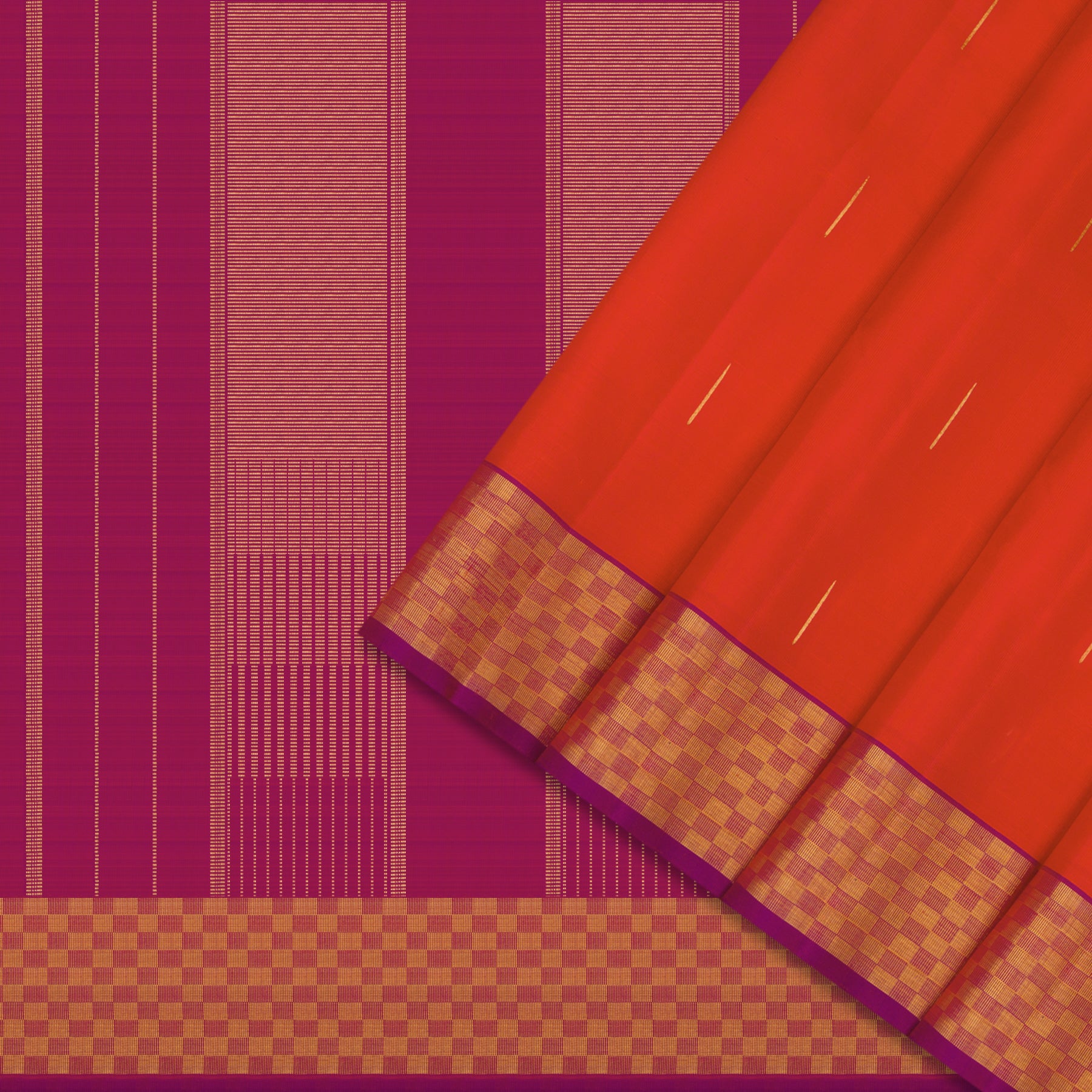 Kanakavalli Kanjivaram Silk Sari 25-615-HS001-00524 - Cover View
