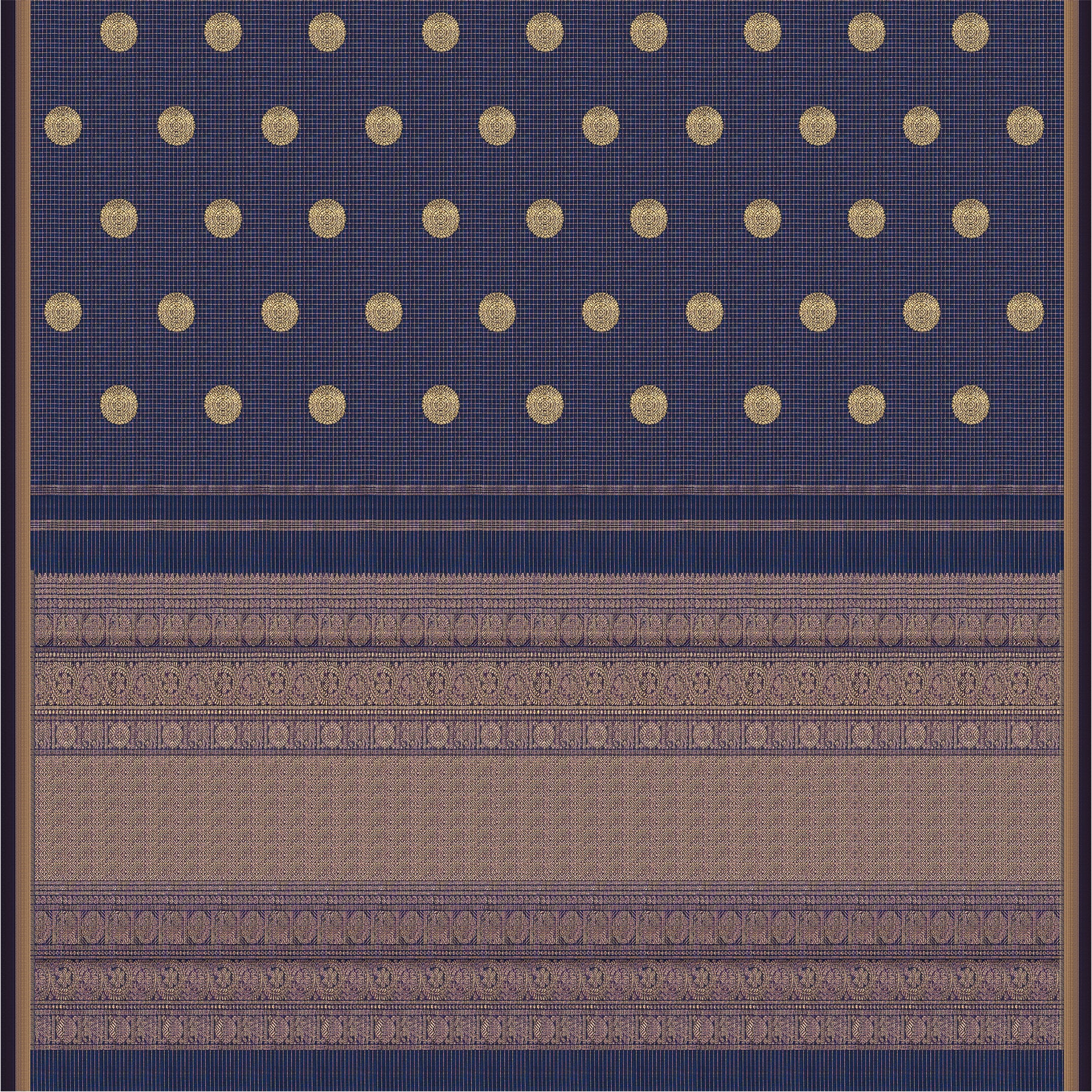 Kanakavalli Kanjivaram Silk Sari 25-615-HS001-00555 - Full View