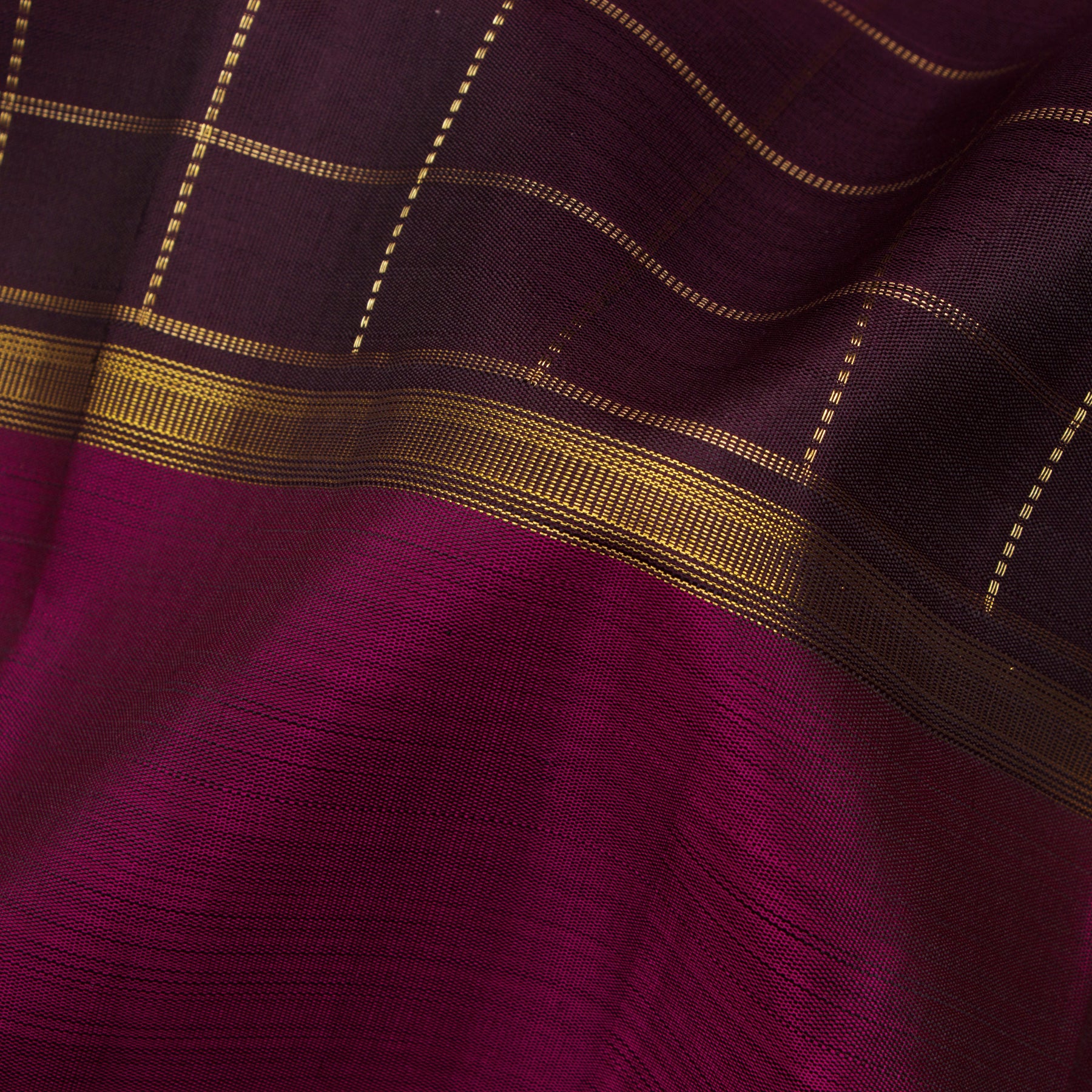 Kanakavalli Kanjivaram Silk Sari 25-615-HS001-01085 - Fabric View