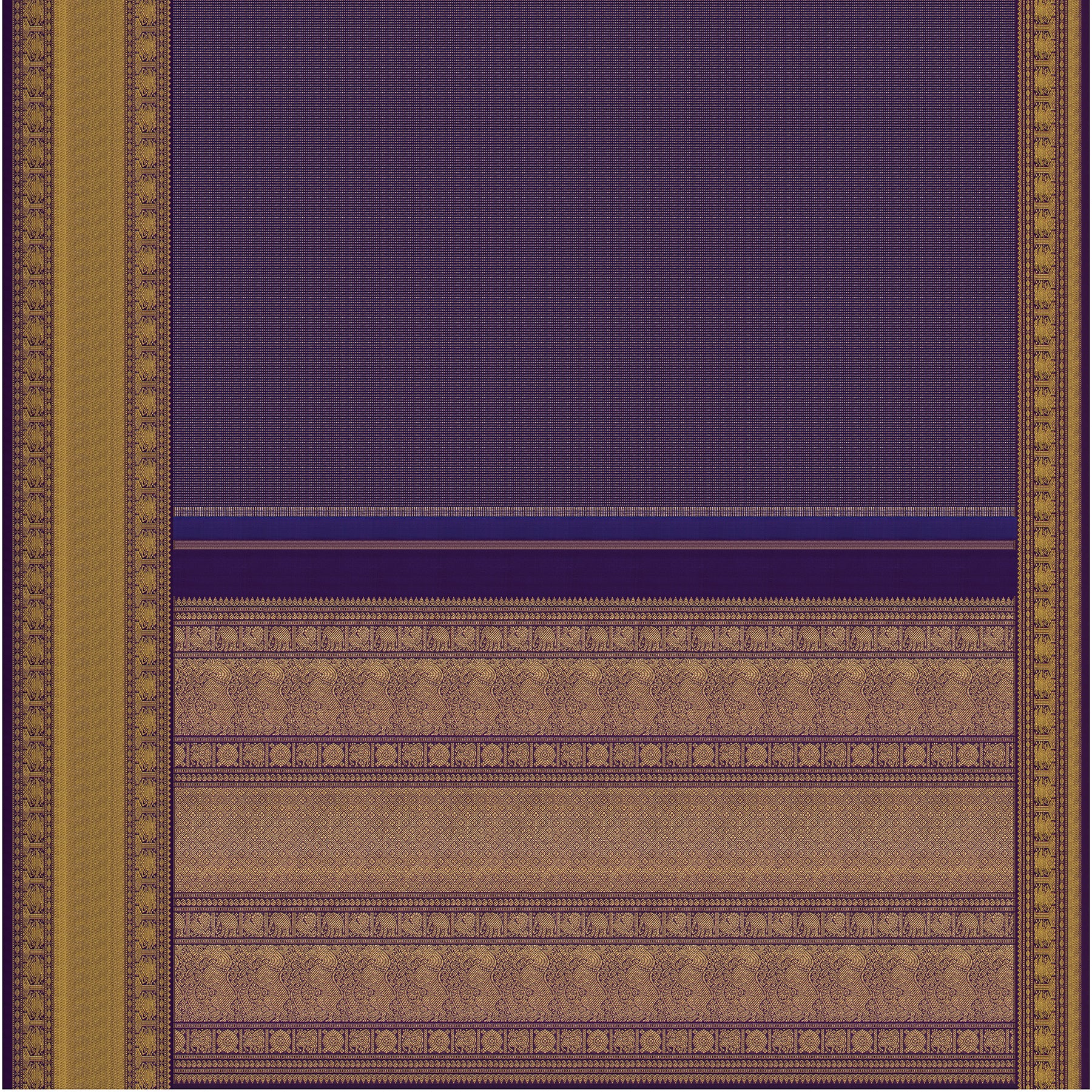 Kanakavalli Kanjivaram Silk Sari 25-615-HS001-01095 - Full View