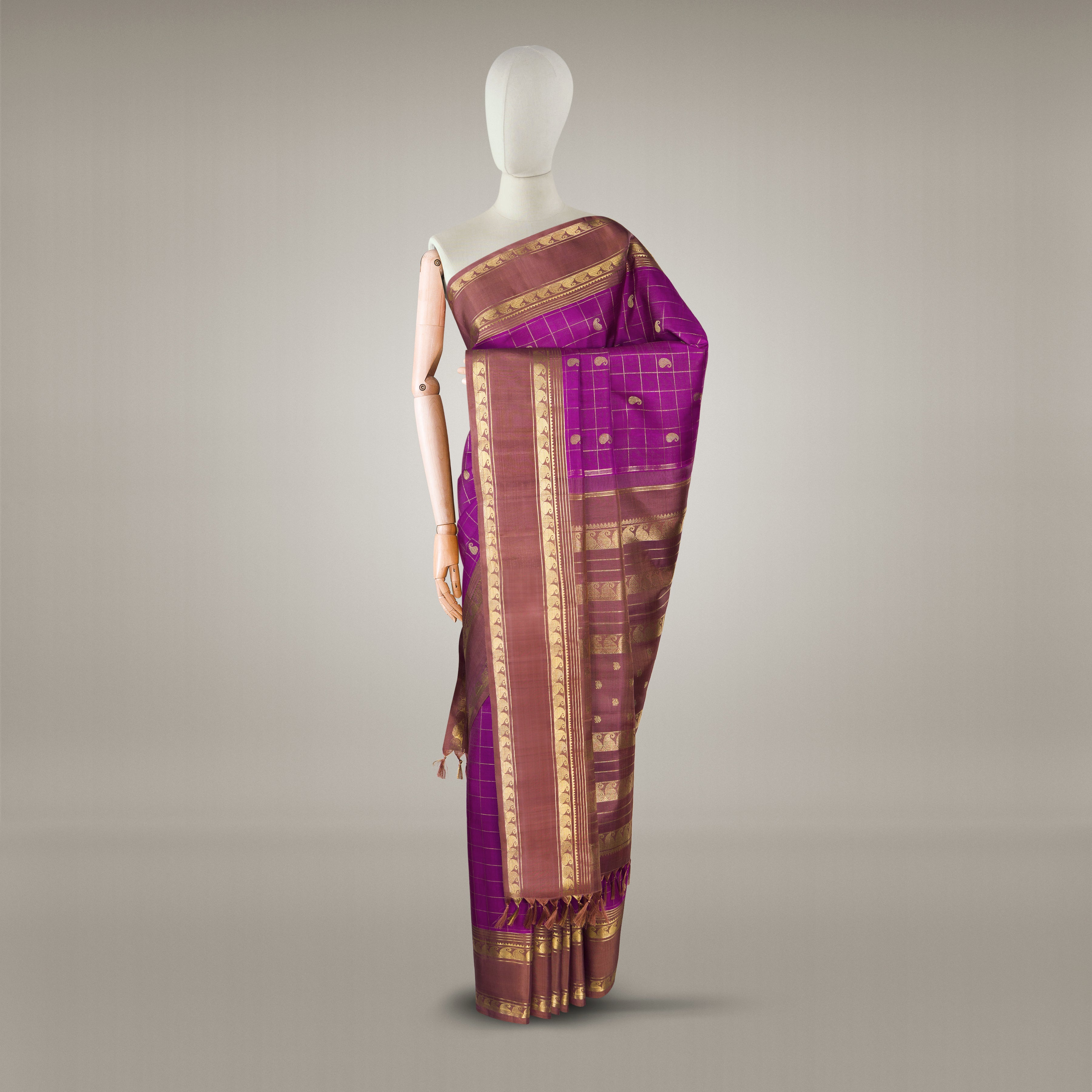 Kanakavalli Kanjivaram Silk Sari 25-615-HS001-01131 - Product Shot