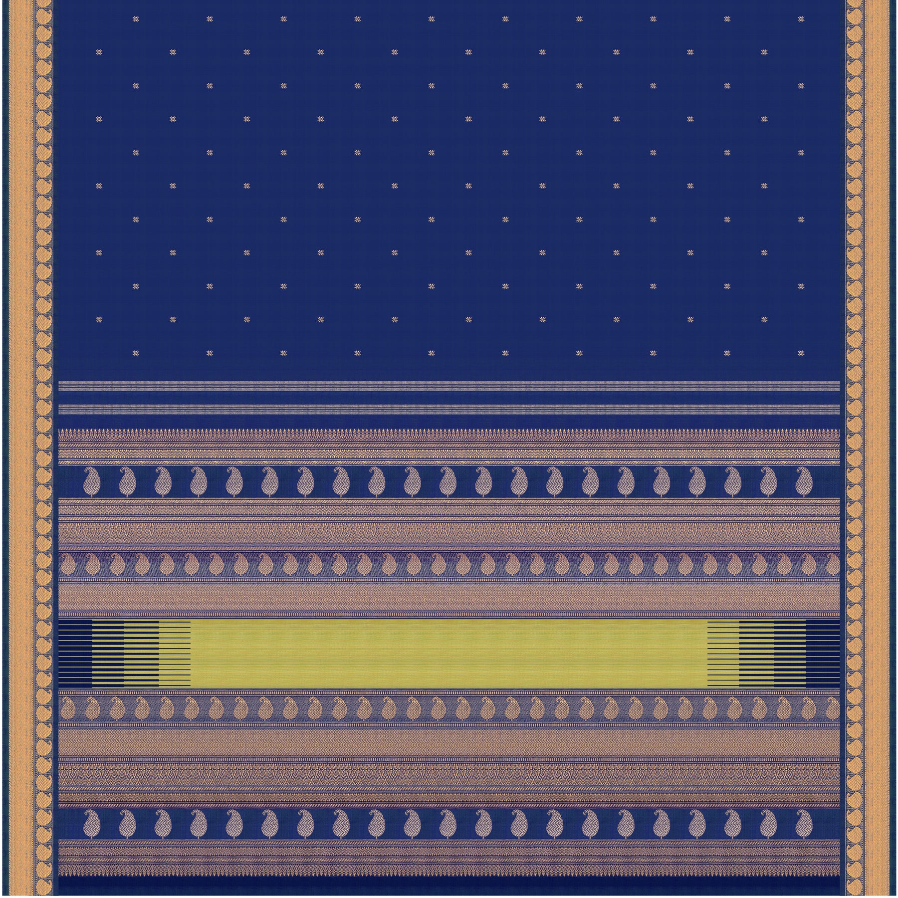 Kanakavalli Kanjivaram Silk Sari 25-615-HS001-01135 - Full View