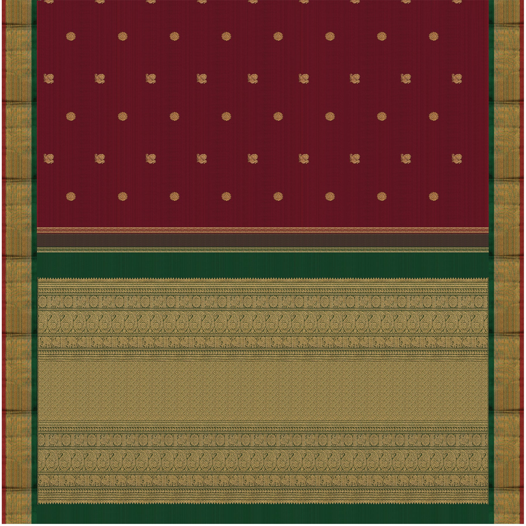 Kanakavalli Kanjivaram Silk Sari 25-615-HS001-01157 - Full View
