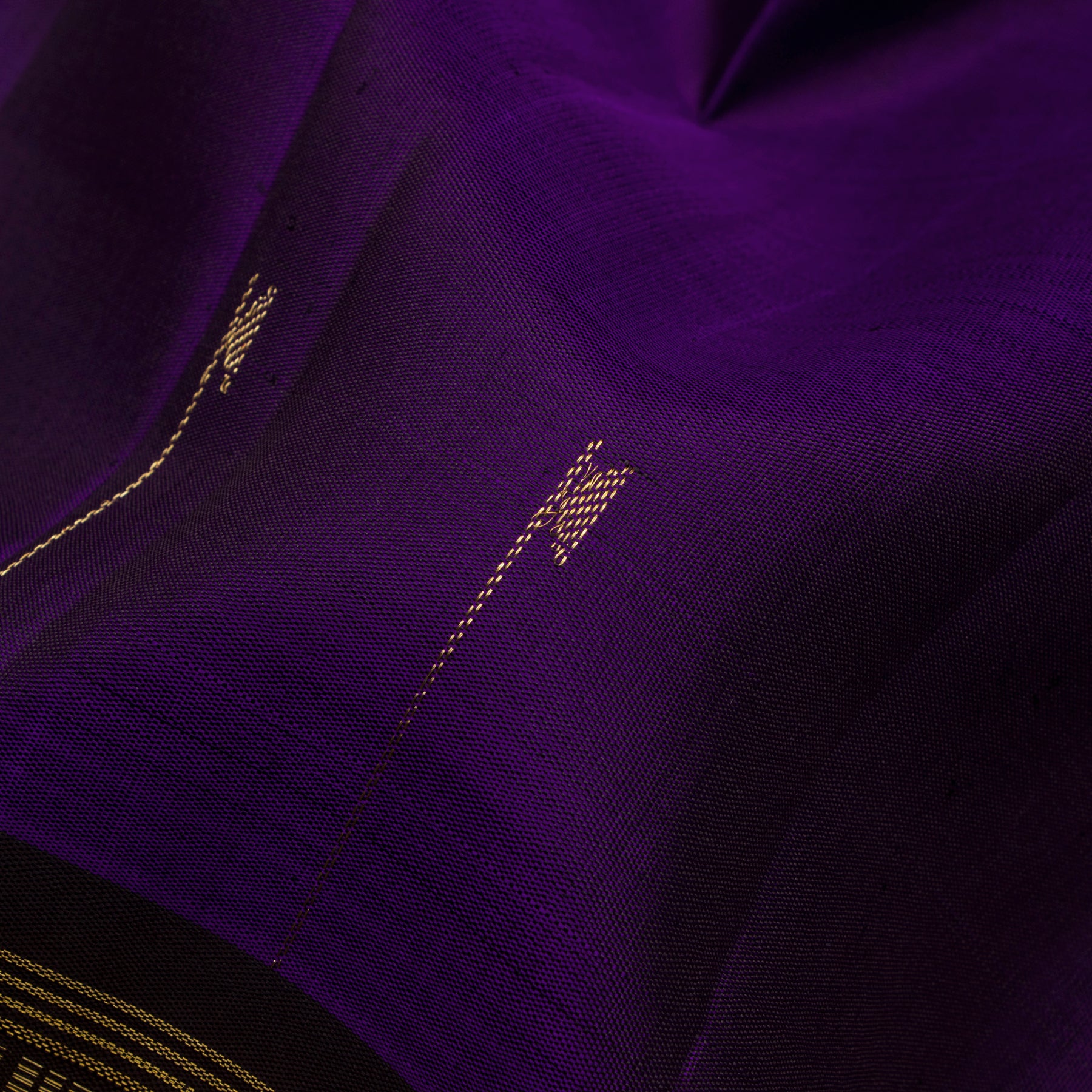 Kanakavalli Kanjivaram Silk Sari 25-615-HS001-01160 - Fabric View