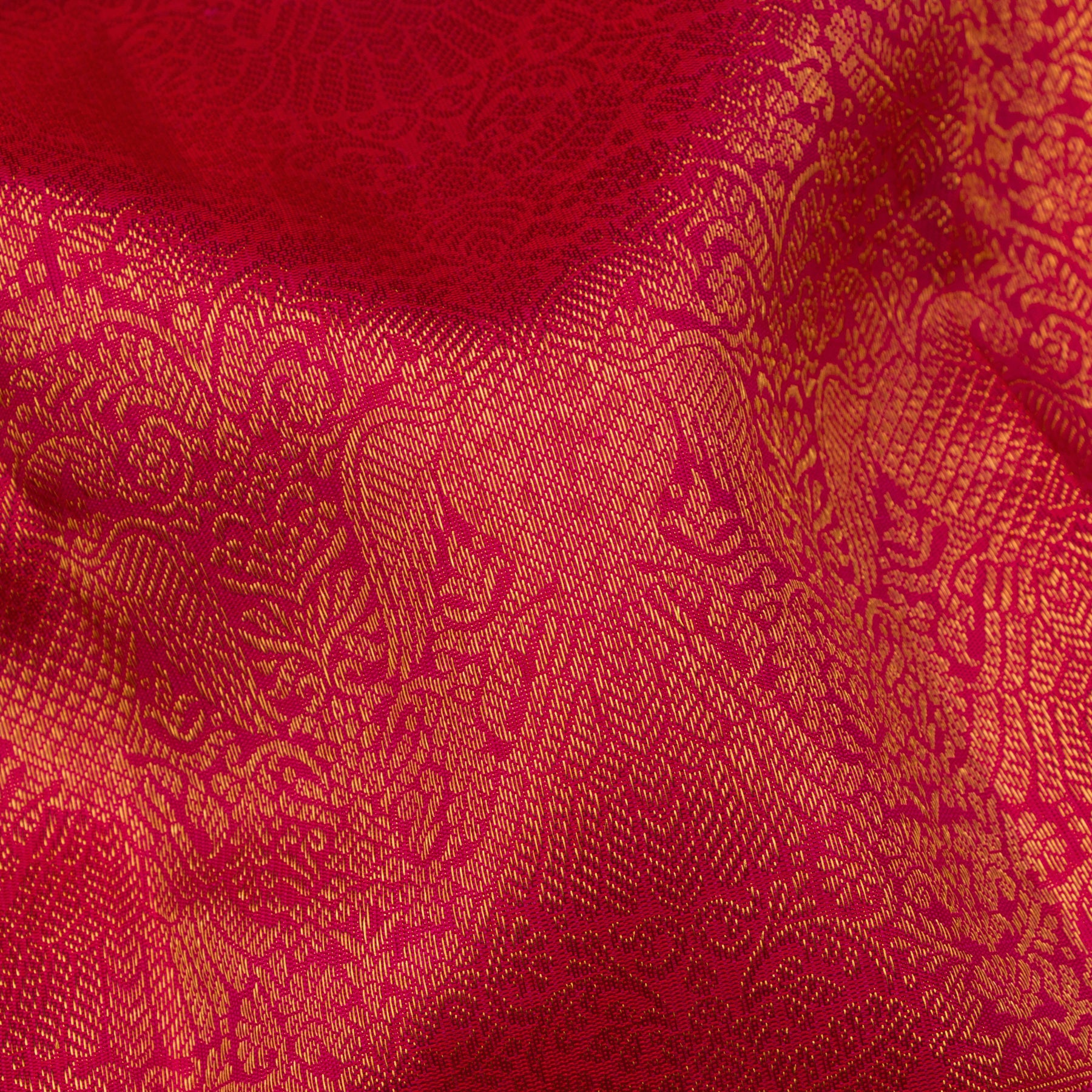 Kanakavalli Kanjivaram Silk Sari 25-615-HS001-01899 - Fabric View