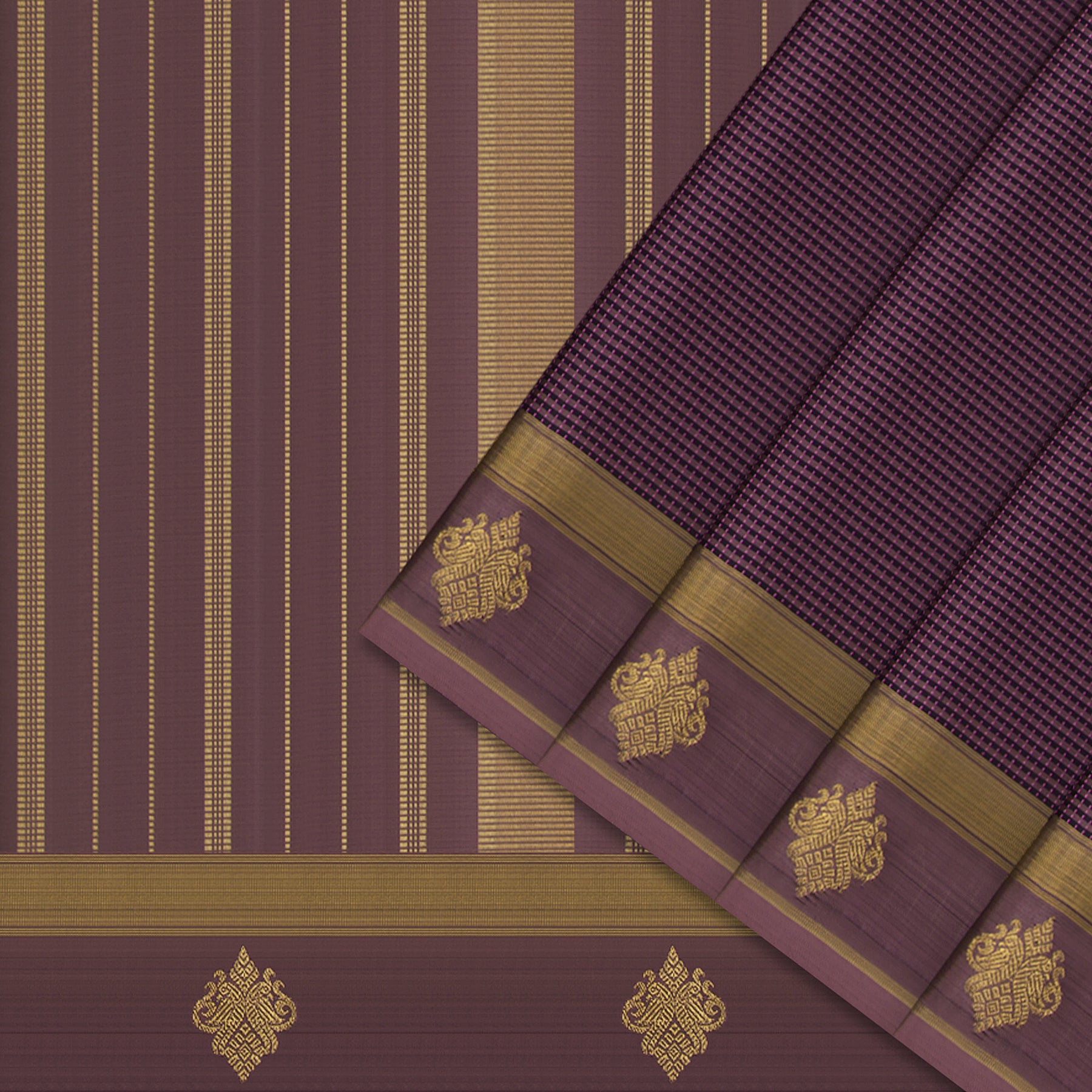 Kanakavalli Kanjivaram Silk Sari 25-615-HS001-01933 - Cover View