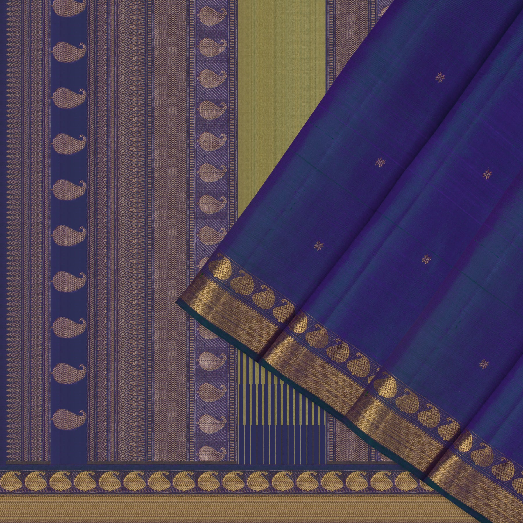 Kanakavalli Kanjivaram Silk Sari 25-615-HS001-02676 - Cover View
