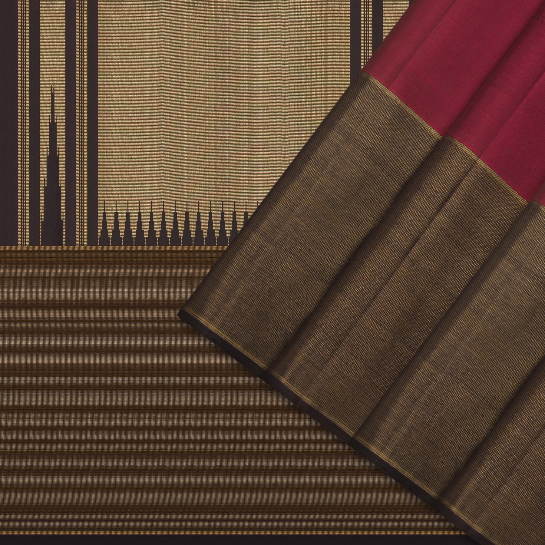 Kanakavalli Kanjivaram Silk Sari 25-615-HS001-02680 - Cover View