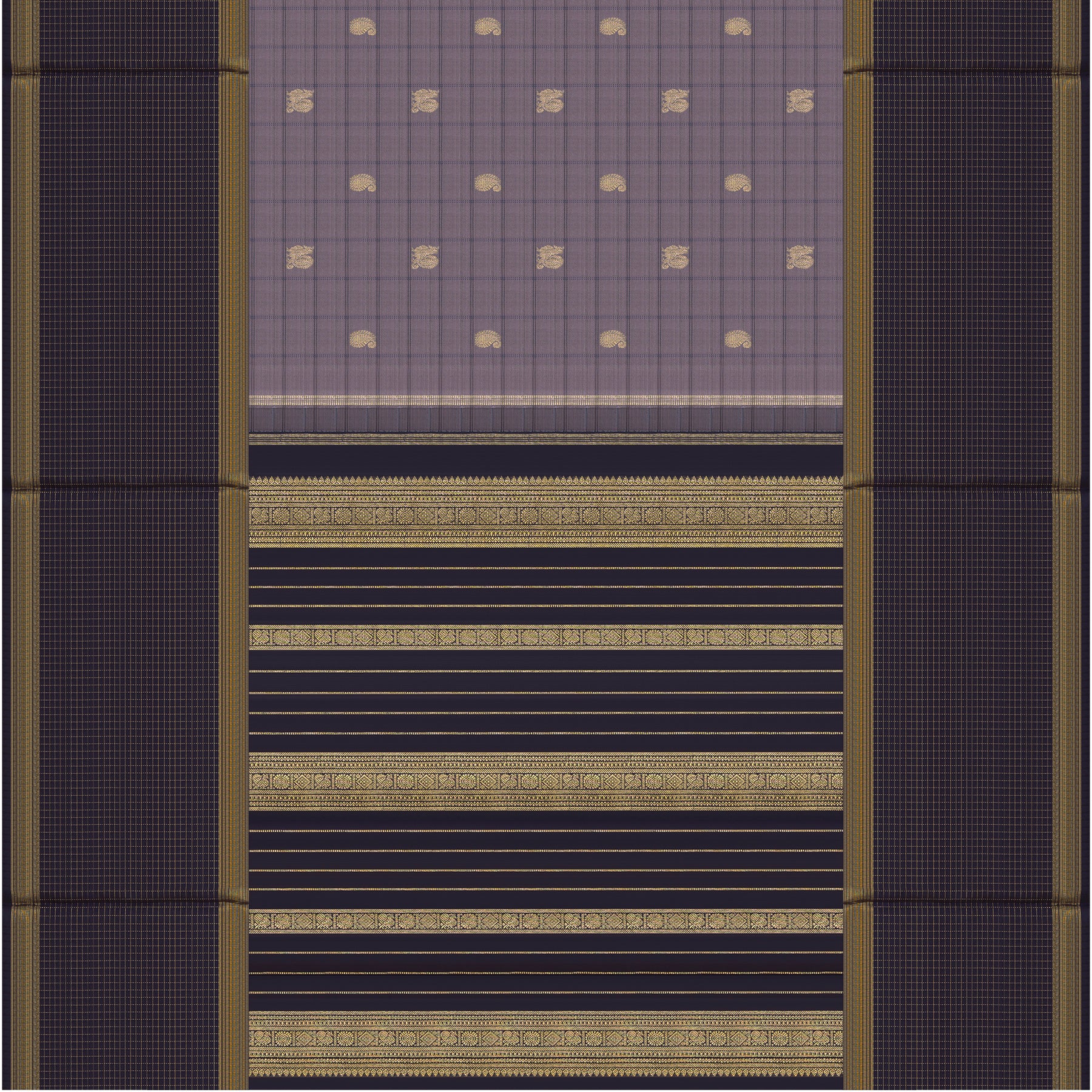 Kanakavalli Kanjivaram Silk Sari 25-615-HS001-03658 - Full View