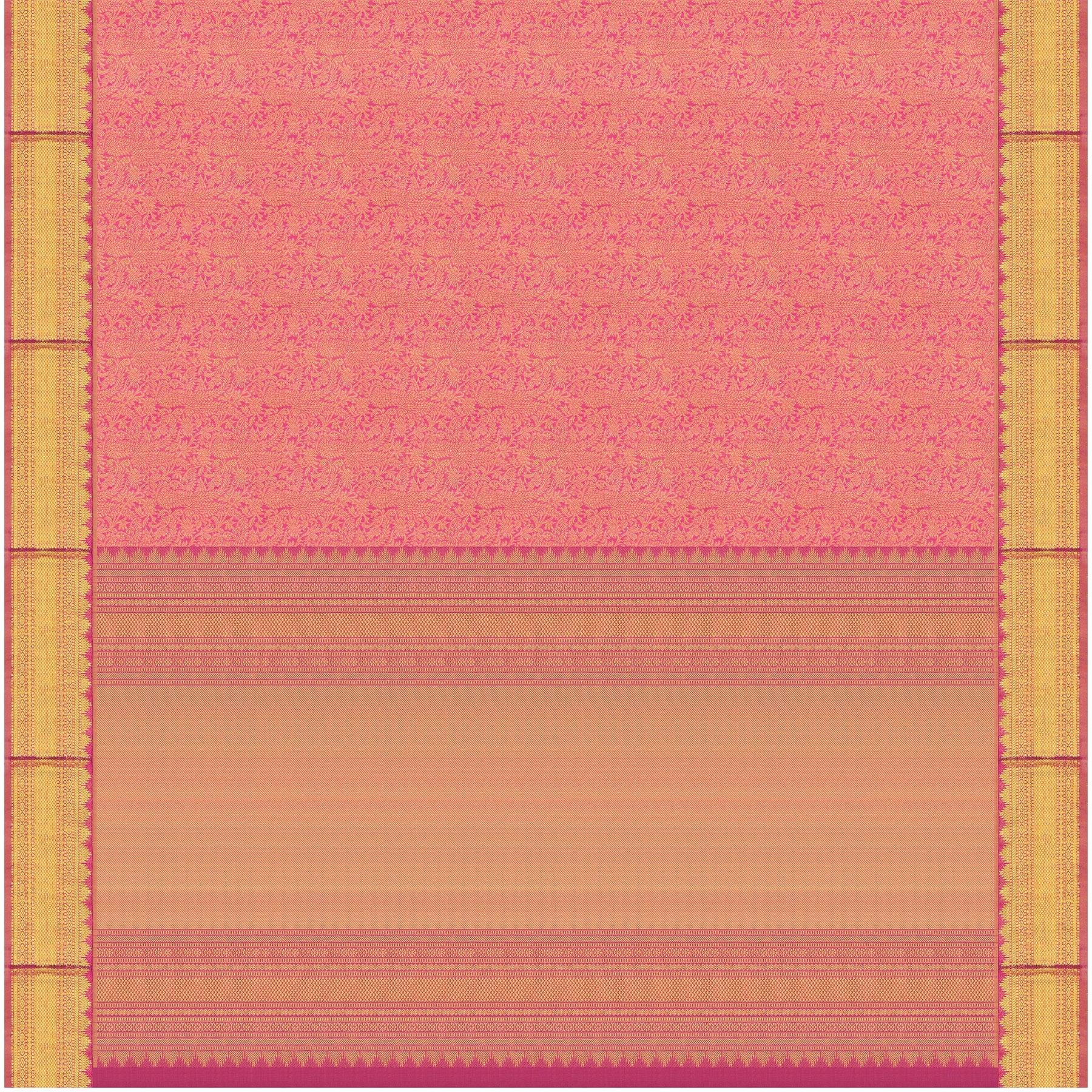 Kanakavalli Kanjivaram Silk Sari 25-615-HS001-03696 - Full View