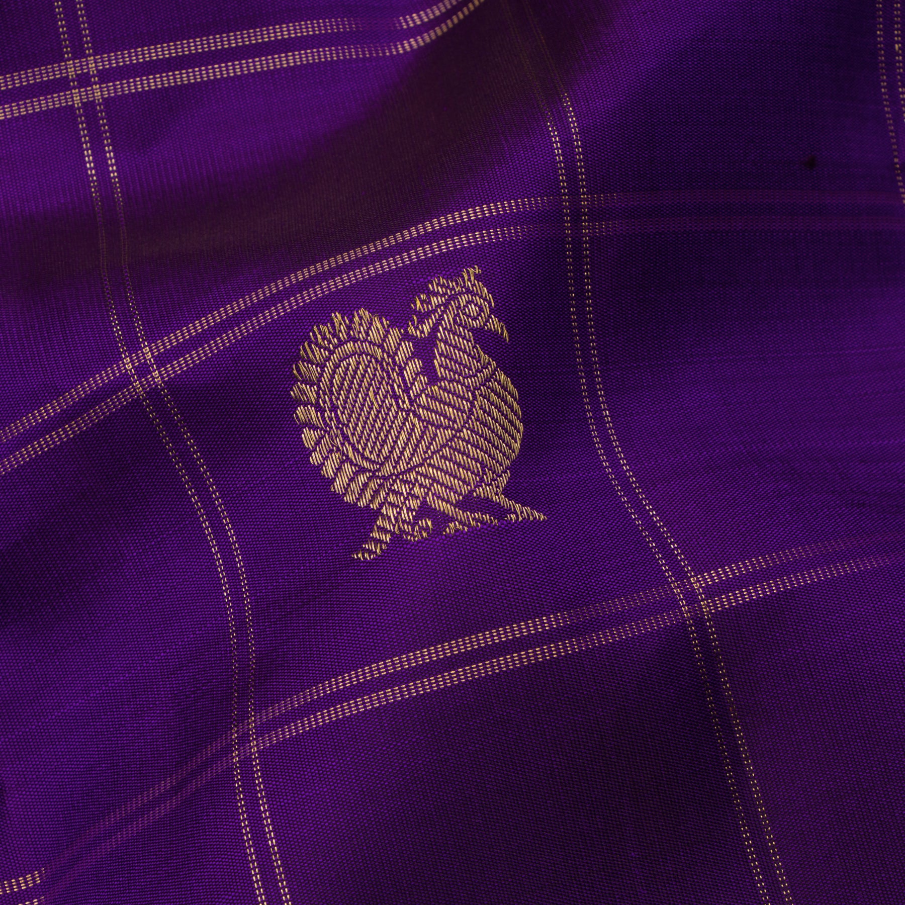 Kanakavalli Kanjivaram Silk Sari 25-615-HS001-03846 - Fabric View