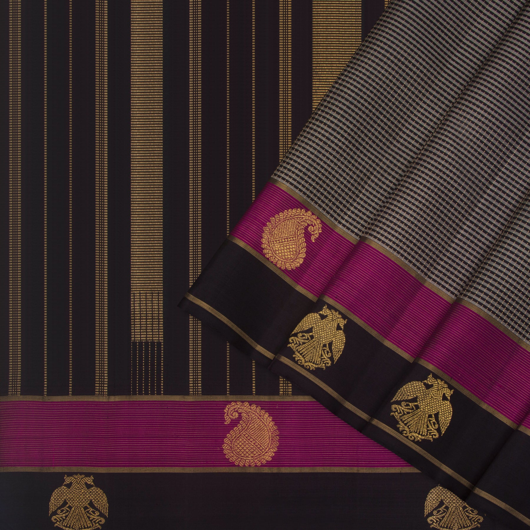 Kanakavalli Kanjivaram Silk Sari 25-615-HS001-03854 - Cover View