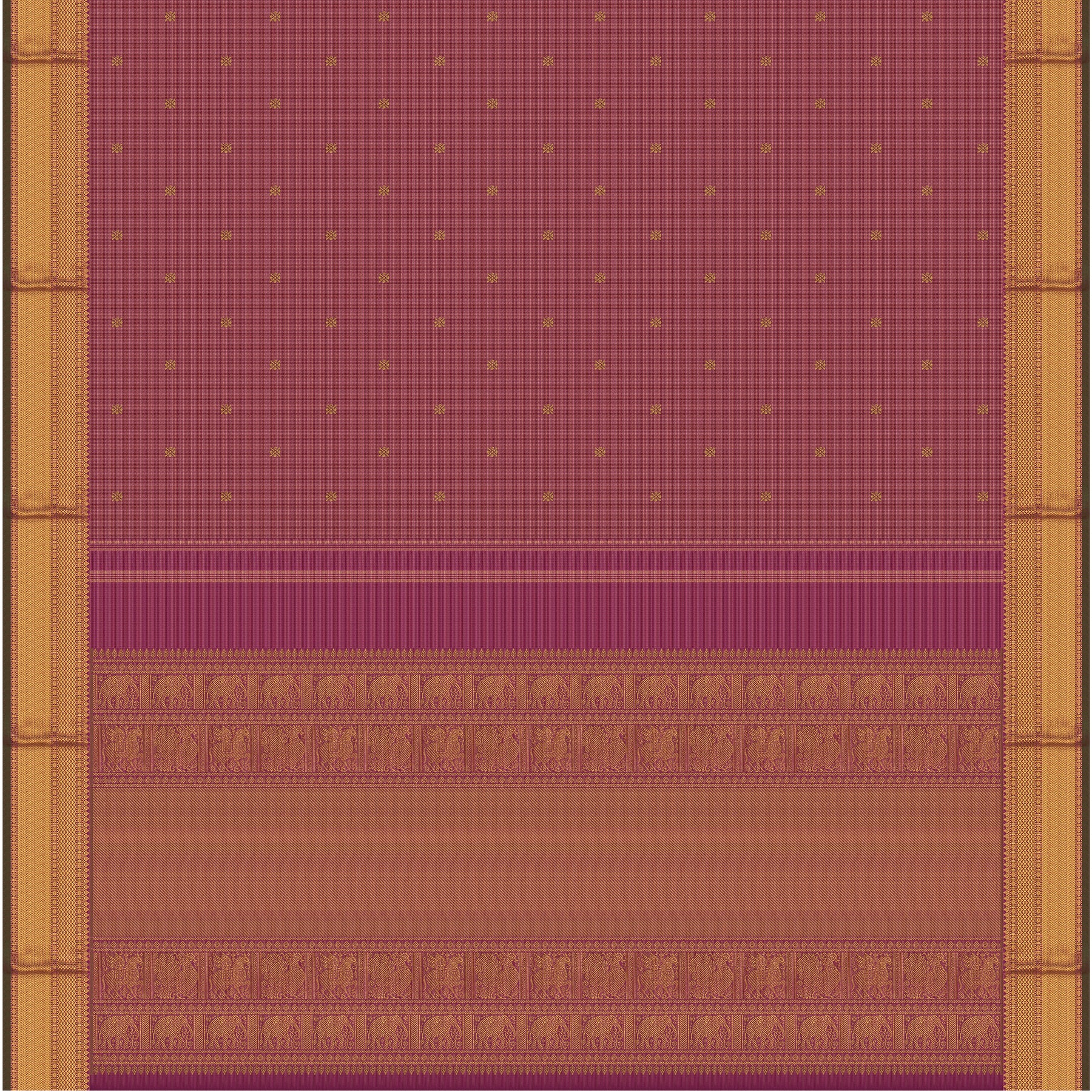 Kanakavalli Kanjivaram Silk Sari 25-615-HS001-03857 - Full View
