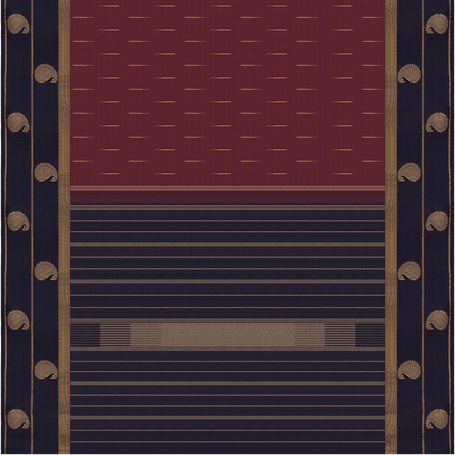 Kanakavalli Kanjivaram Silk Sari 25-615-HS001-03860 - Full View