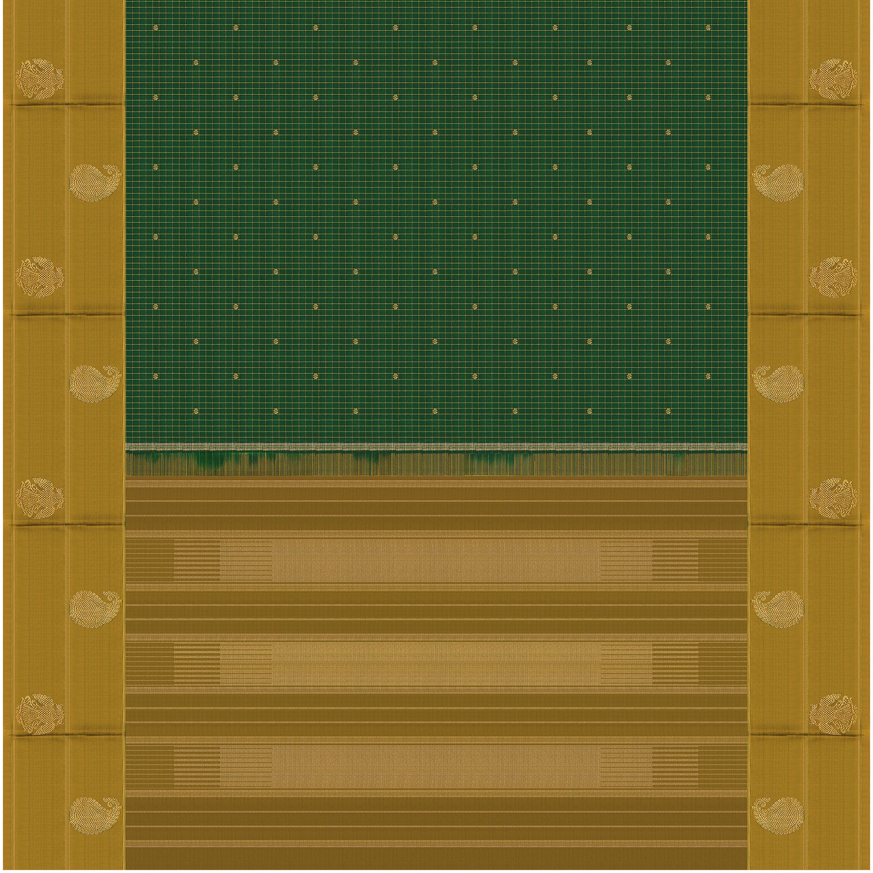 Kanakavalli Kanjivaram Silk Sari 25-615-HS001-04372 - Full View