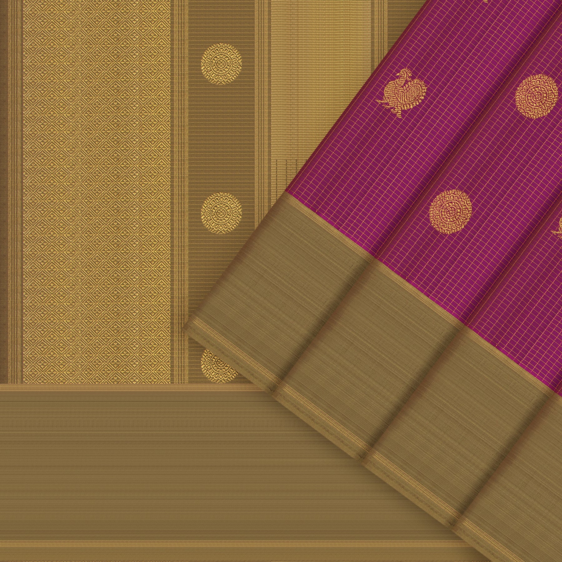 Kanakavalli Kanjivaram Silk Sari 25-615-HS001-04381 - Cover View