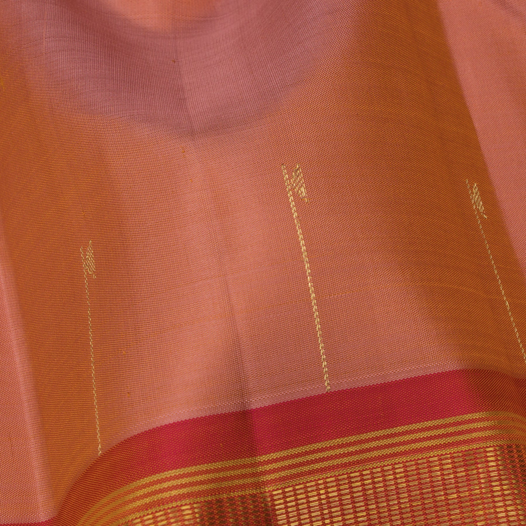 Kanakavalli Kanjivaram Silk Sari 25-615-HS001-04389 - Fabric View