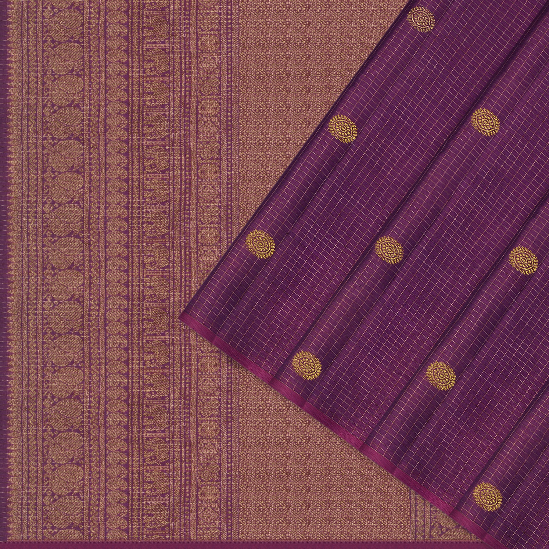 Kanakavalli Kanjivaram Silk Sari 25-615-HS001-04393 - Cover View