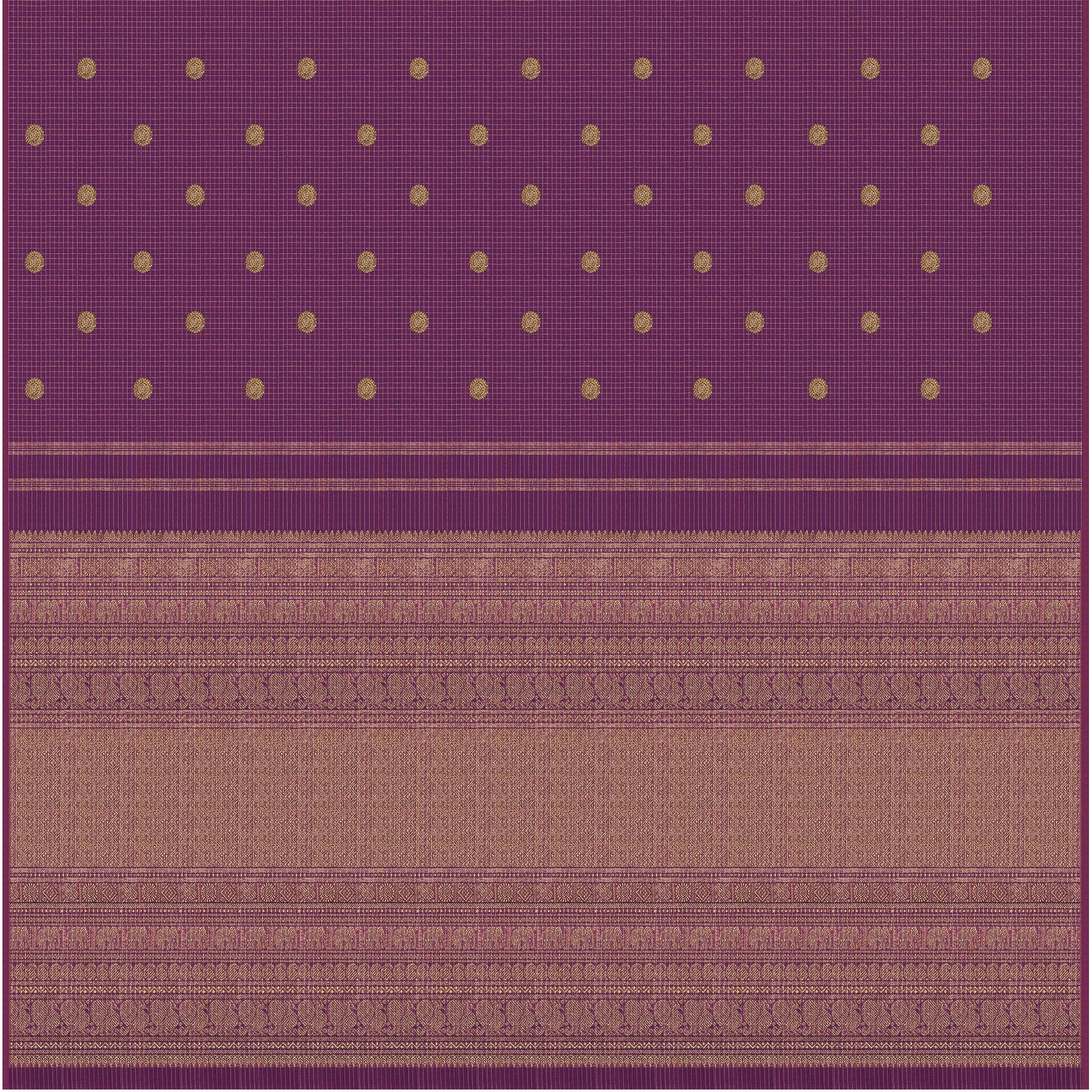 Kanakavalli Kanjivaram Silk Sari 25-615-HS001-04393 - Full View