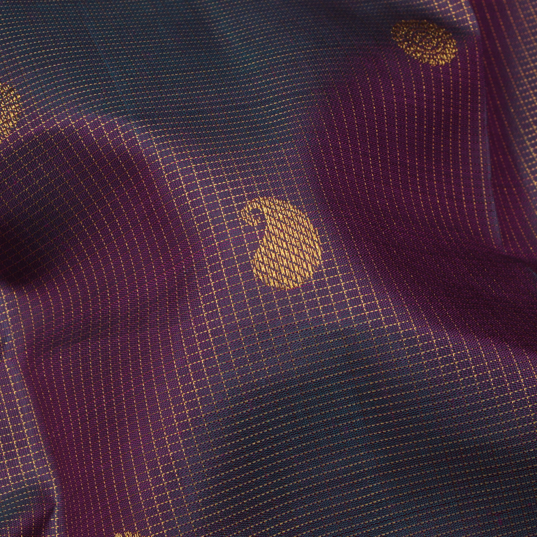 Kanakavalli Kanjivaram Silk Sari 25-615-HS001-04409 - Fabric View