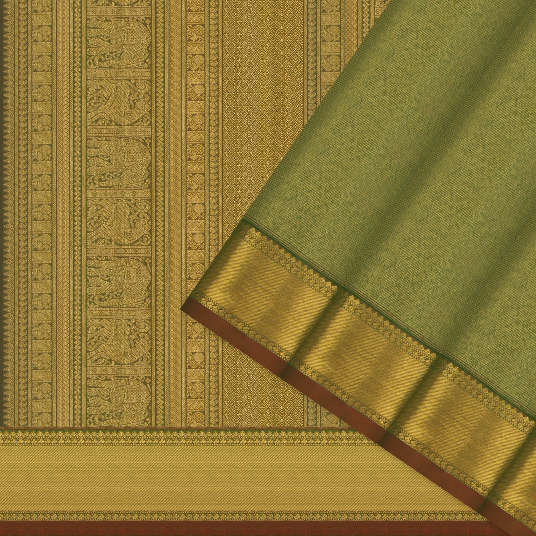 Kanakavalli Kanjivaram Silk Sari 25-615-HS001-04413 - Cover View