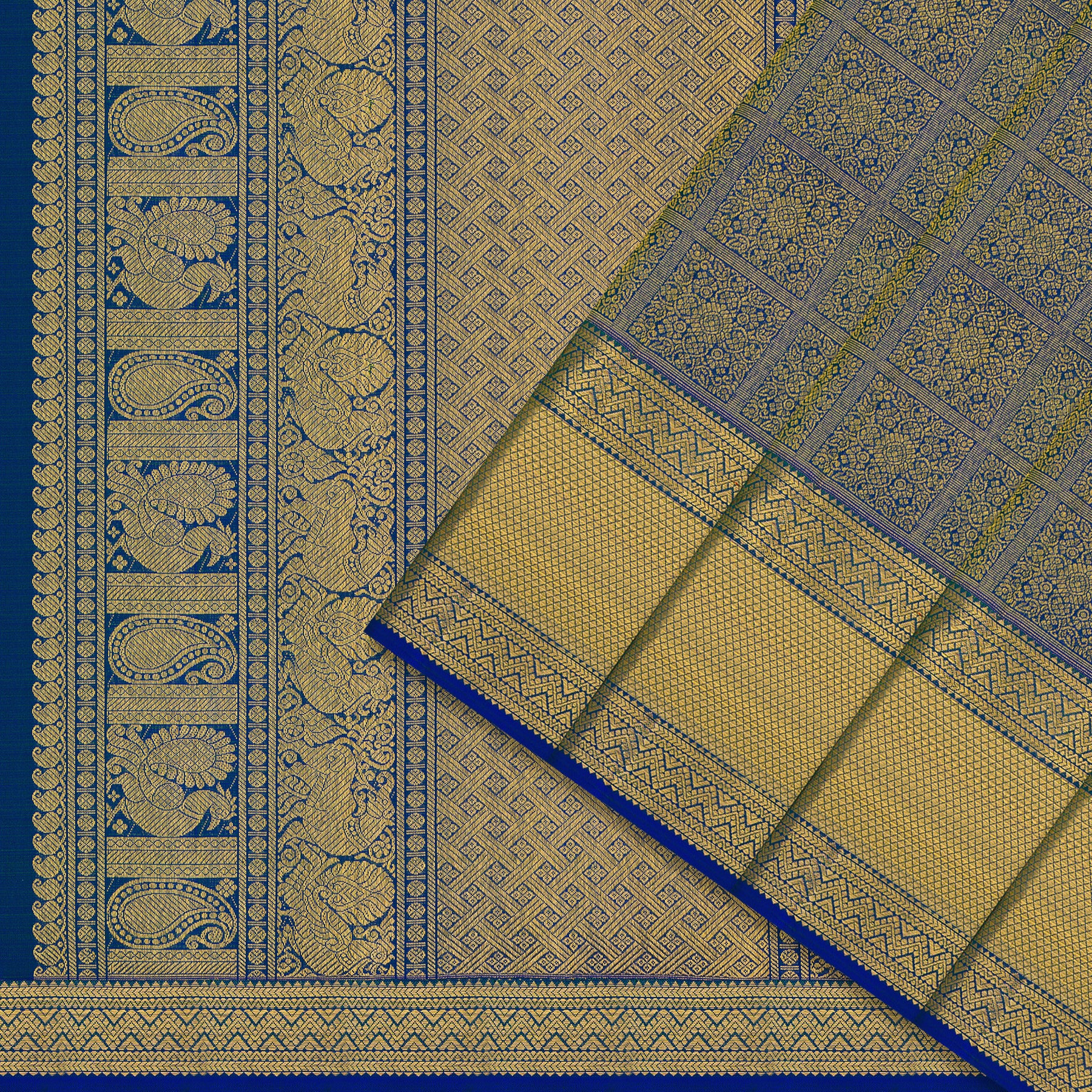 Kanakavalli Kanjivaram Silk Sari 25-615-HS001-05146 - Cover View