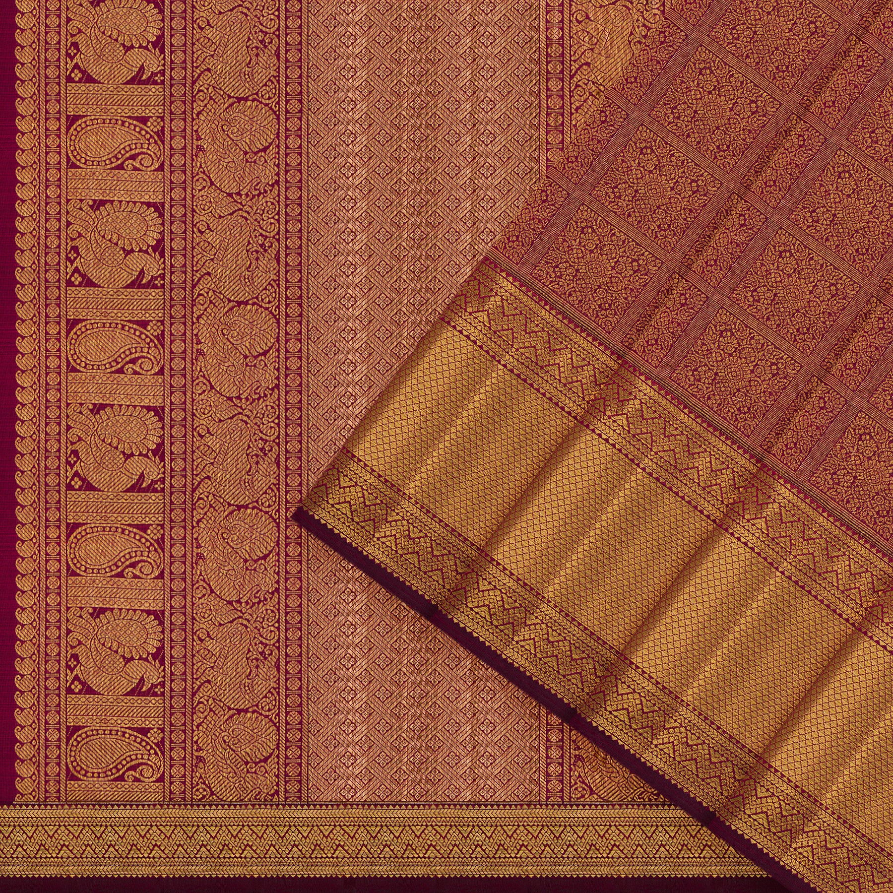 Kanakavalli Kanjivaram Silk Sari 25-615-HS001-05147 - Cover View