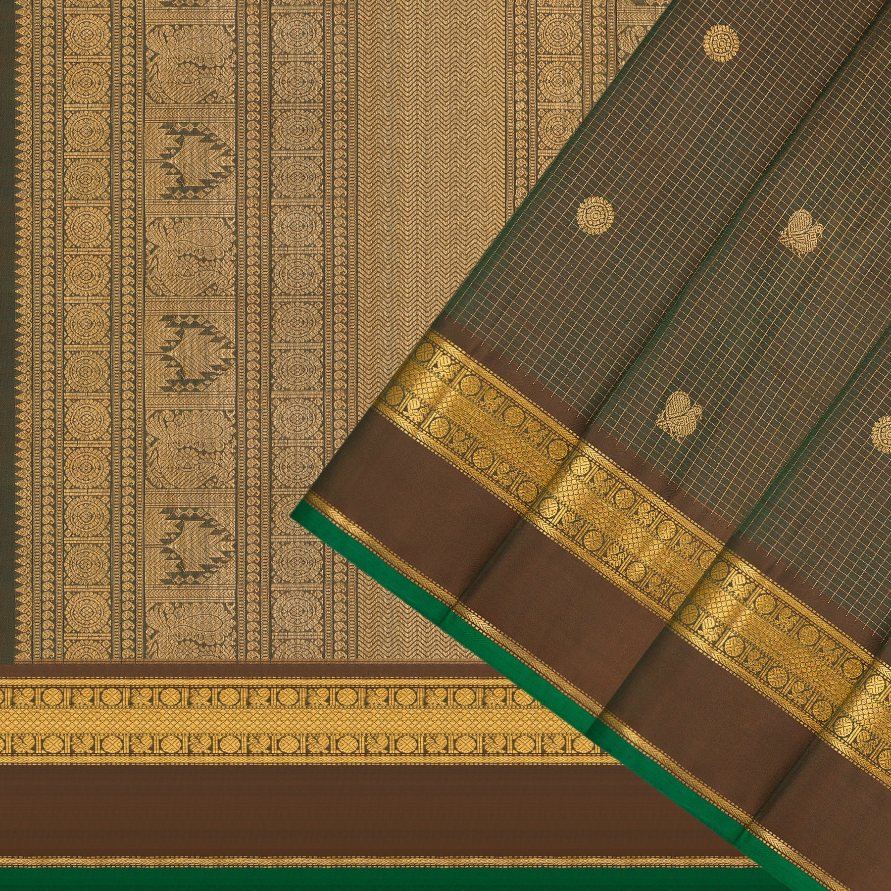 Kanakavalli Kanjivaram Silk Sari 25-615-HS001-05158 - Cover View