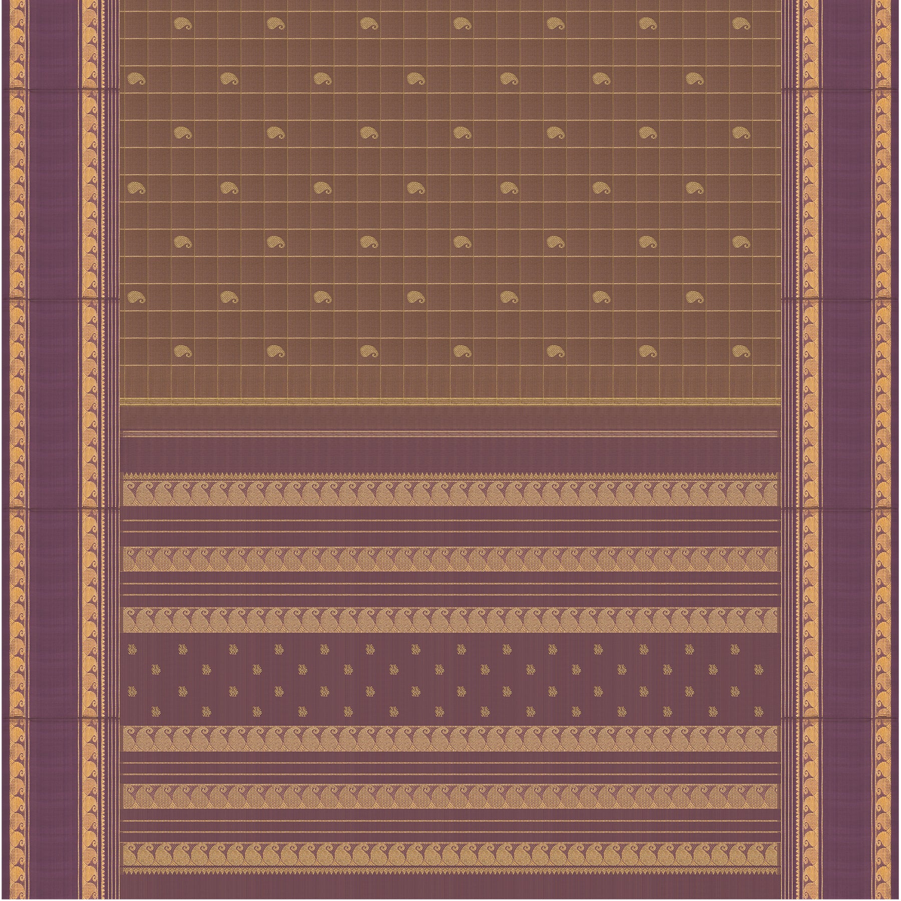Kanakavalli Kanjivaram Silk Sari 25-615-HS001-05163 - Full View