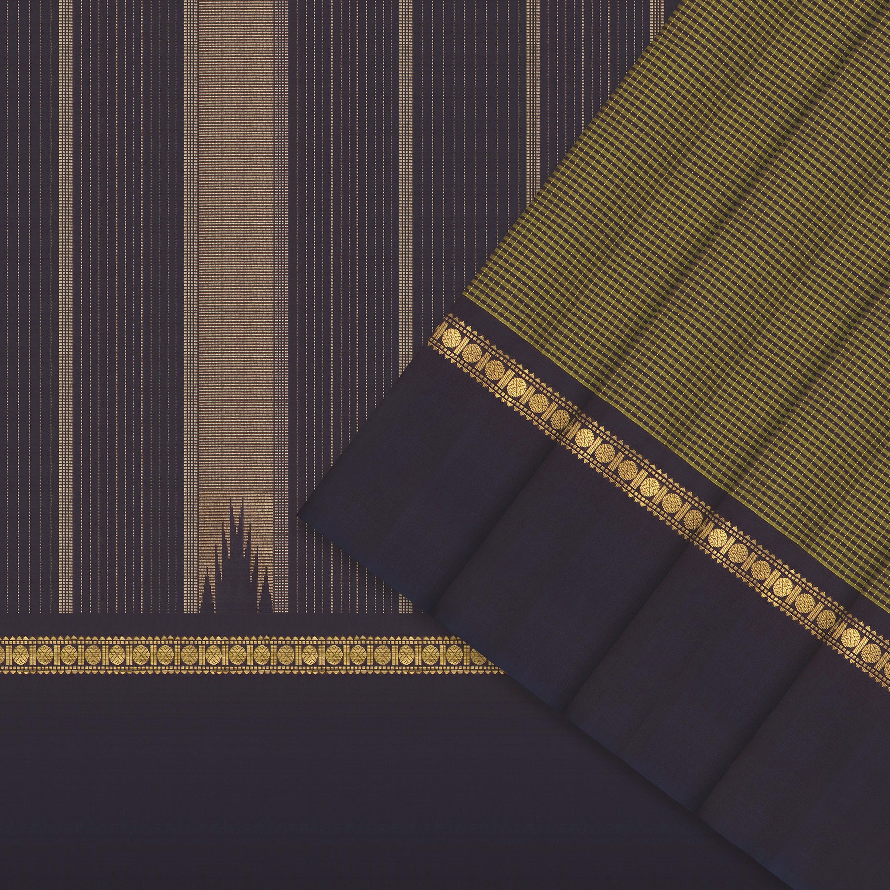 Kanakavalli Kanjivaram Silk Sari 25-615-HS001-05204 - Cover View