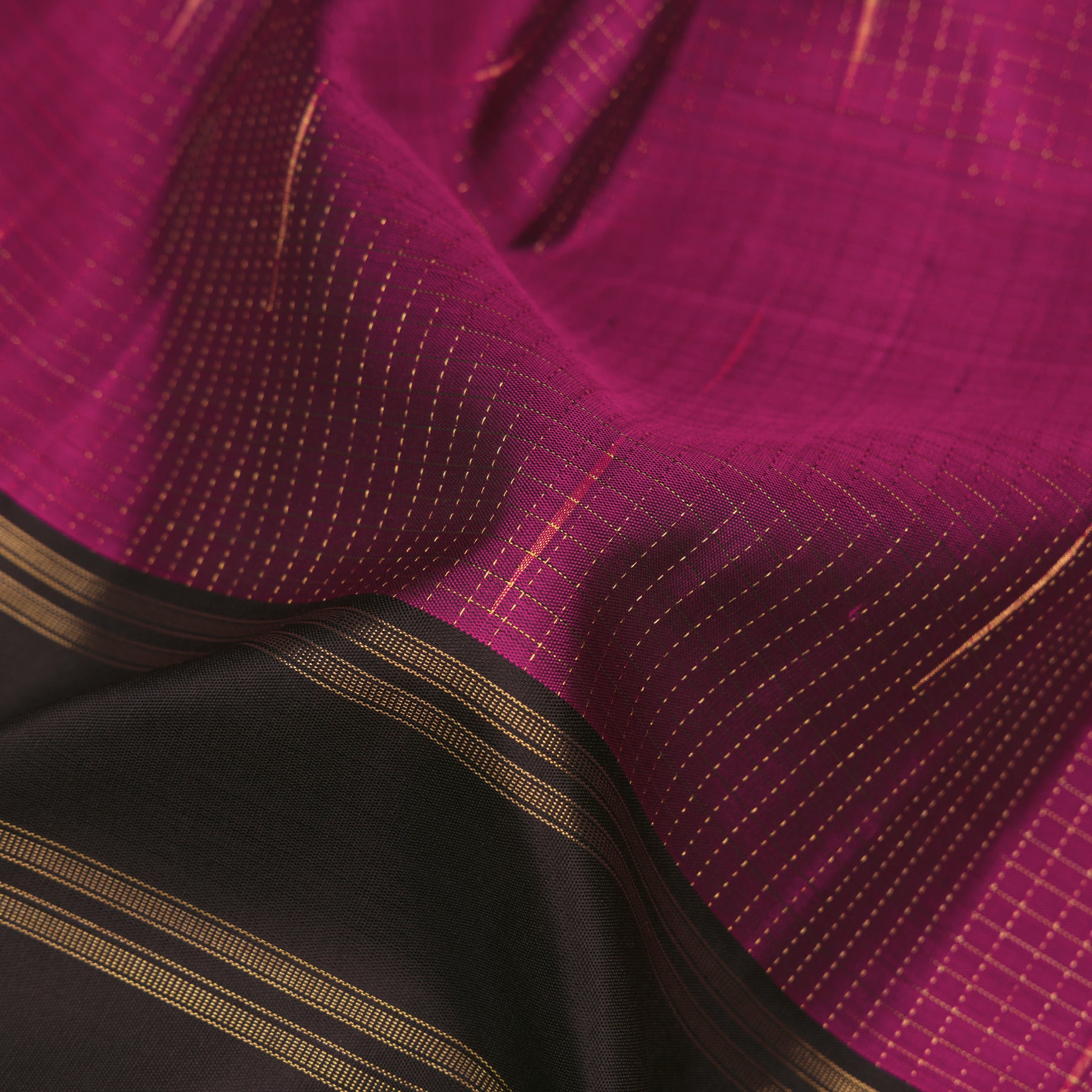 Kanakavalli Kanjivaram Silk Sari 25-615-HS001-05256 - Fabric View