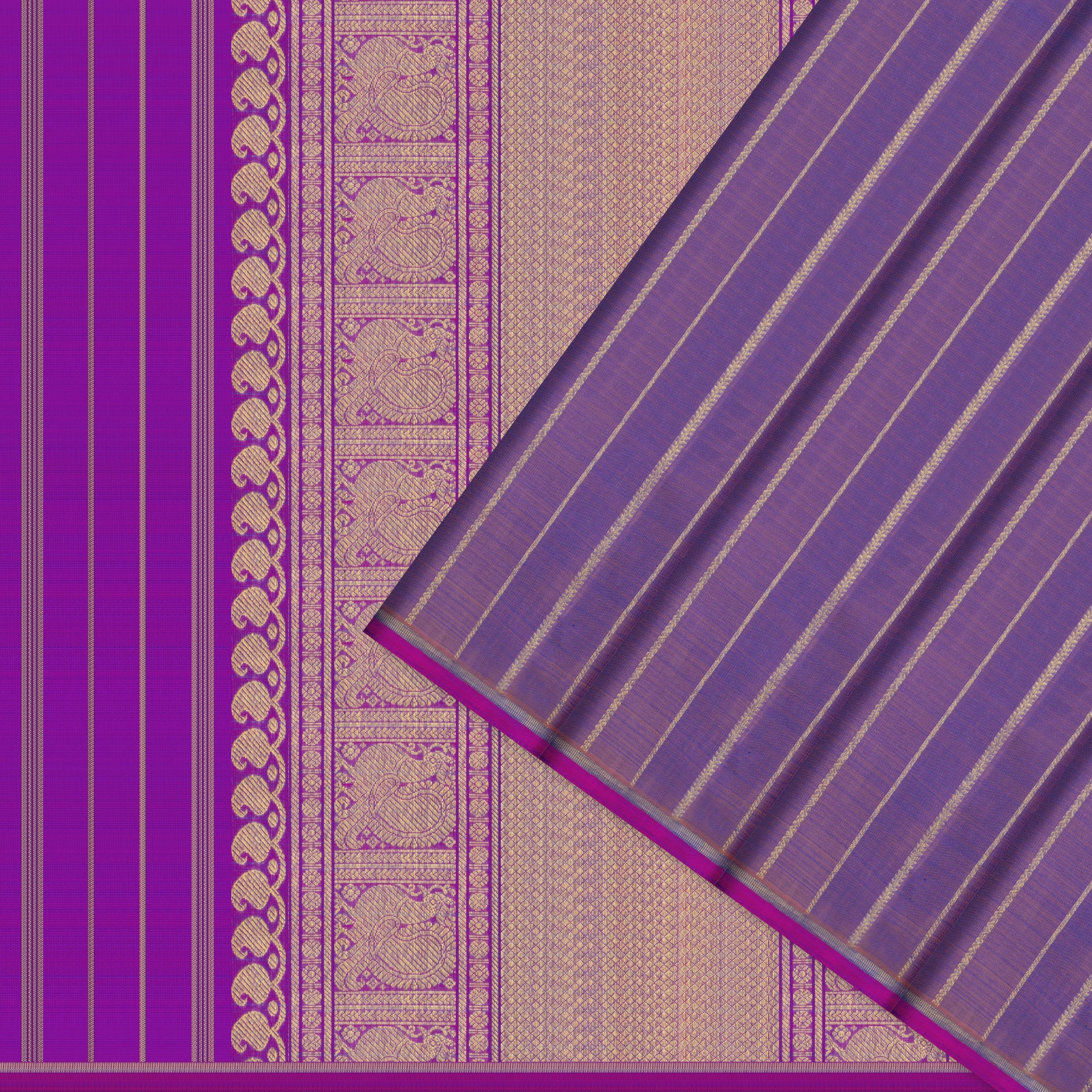 Kanakavalli Kanjivaram Silk Sari 25-615-HS001-05270 - Cover View