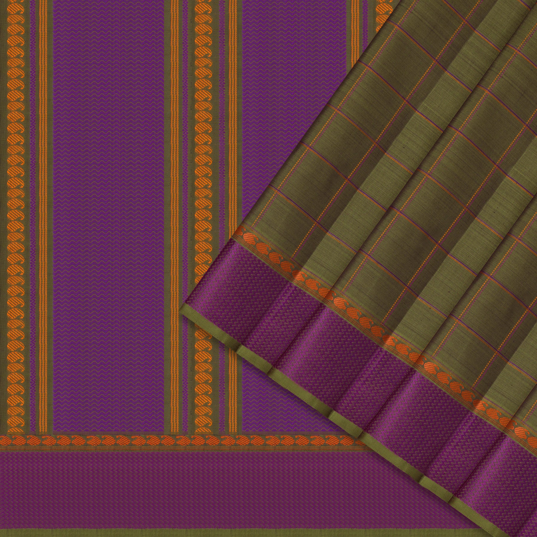 Kanakavalli Kanjivaram Silk Sari 25-615-HS001-05705 - Cover View