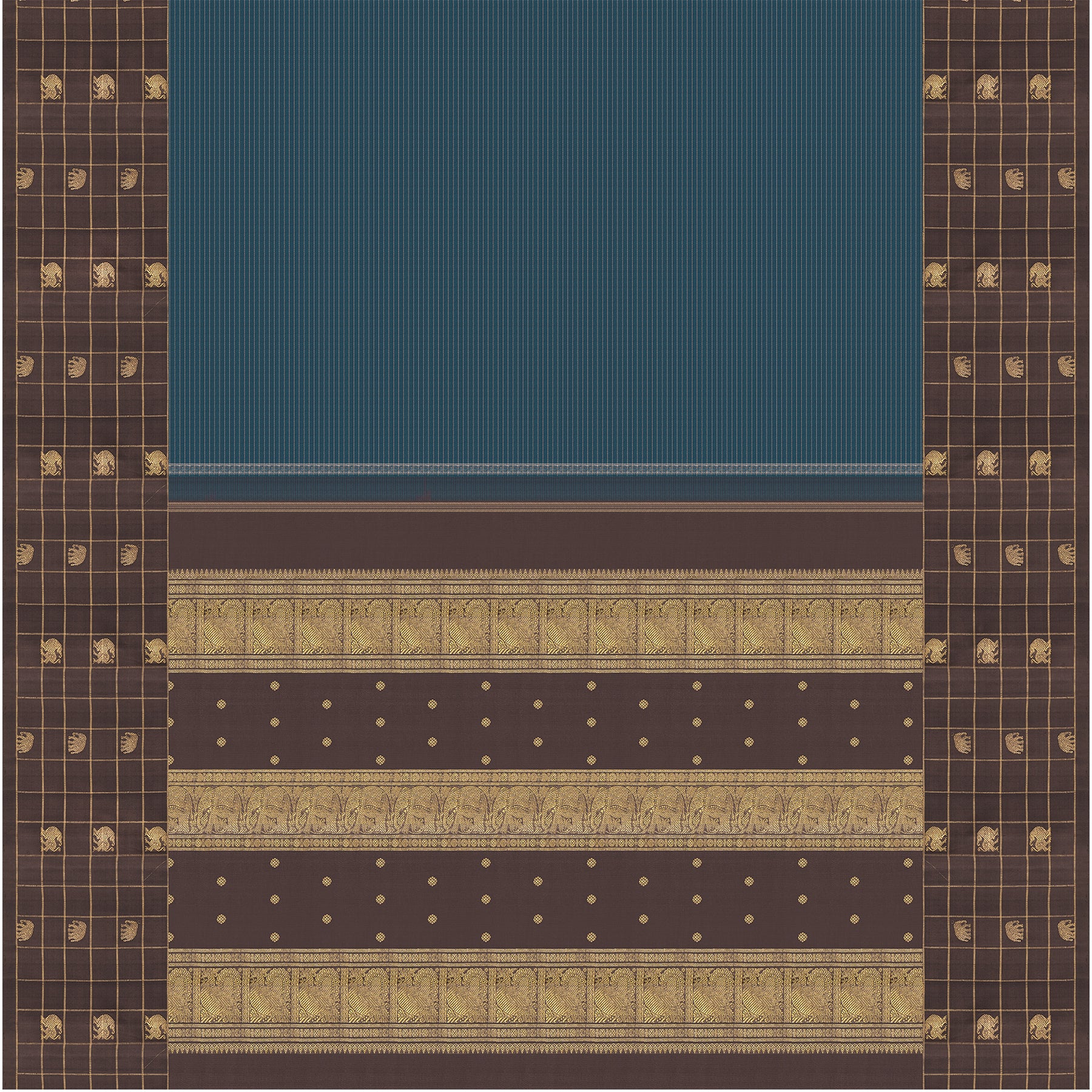 Kanakavalli Kanjivaram Silk Sari 25-615-HS001-05757 - Full View