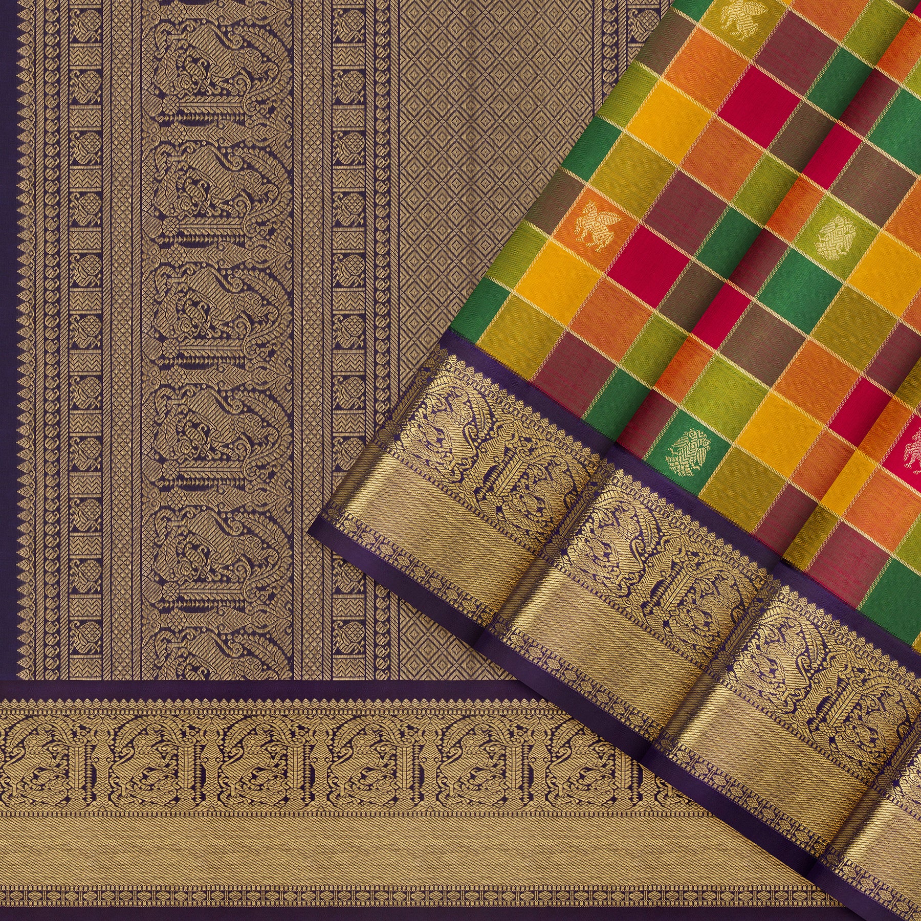 Kanakavalli Kanjivaram Silk Sari 25-615-HS001-05767 - Cover View