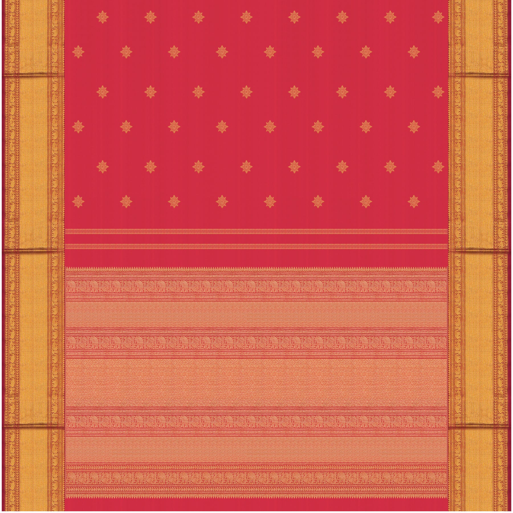 Kanakavalli Kanjivaram Silk Sari 25-615-HS001-06815 - Full View