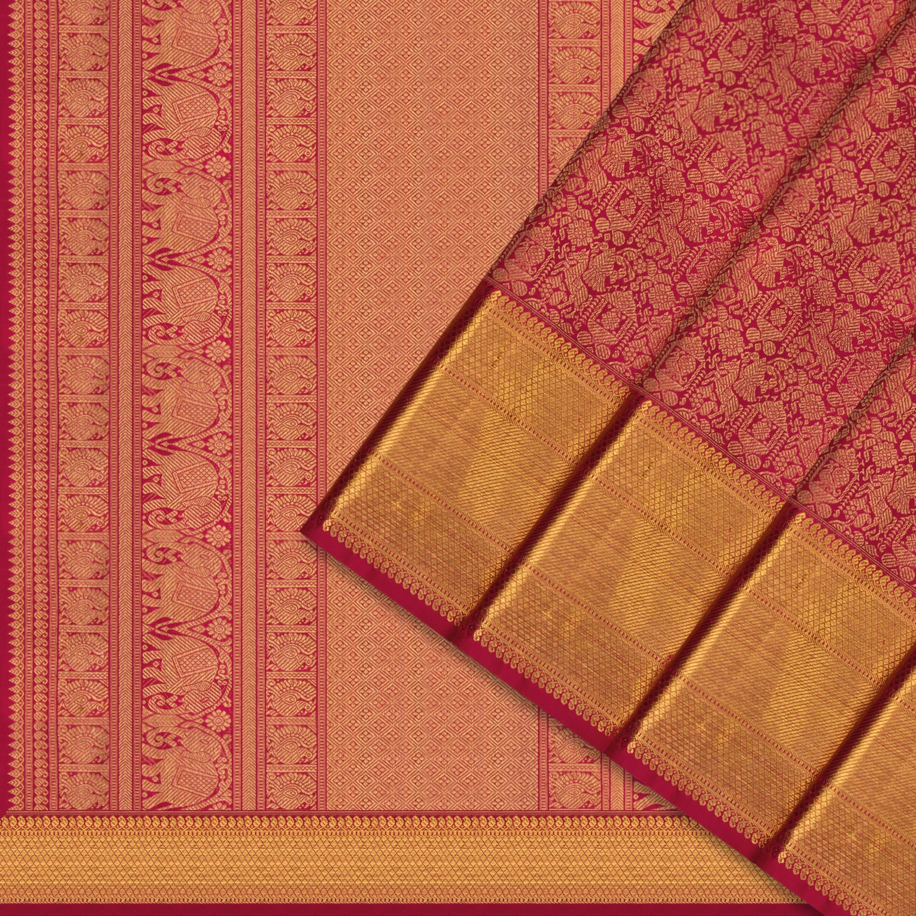 Kanakavalli Kanjivaram Silk Sari 25-615-HS001-07681 - Cover View