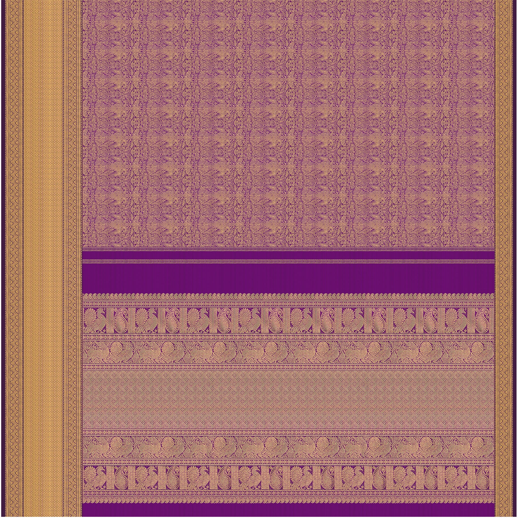 Kanakavalli Kanjivaram Silk Sari 25-615-HS001-07683 - Full View