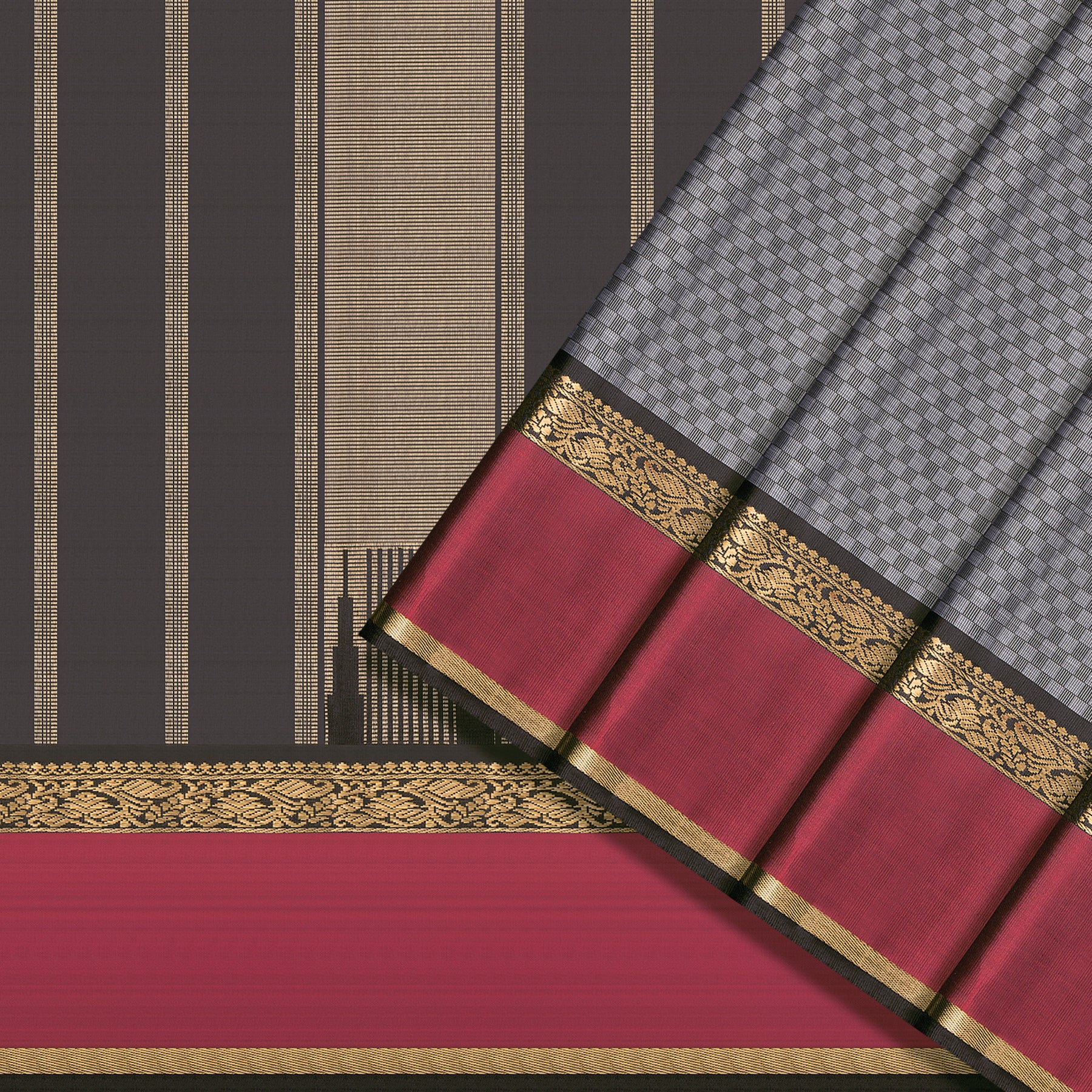 Kanakavalli Kanjivaram Silk Sari 25-615-HS001-07701 - Cover View